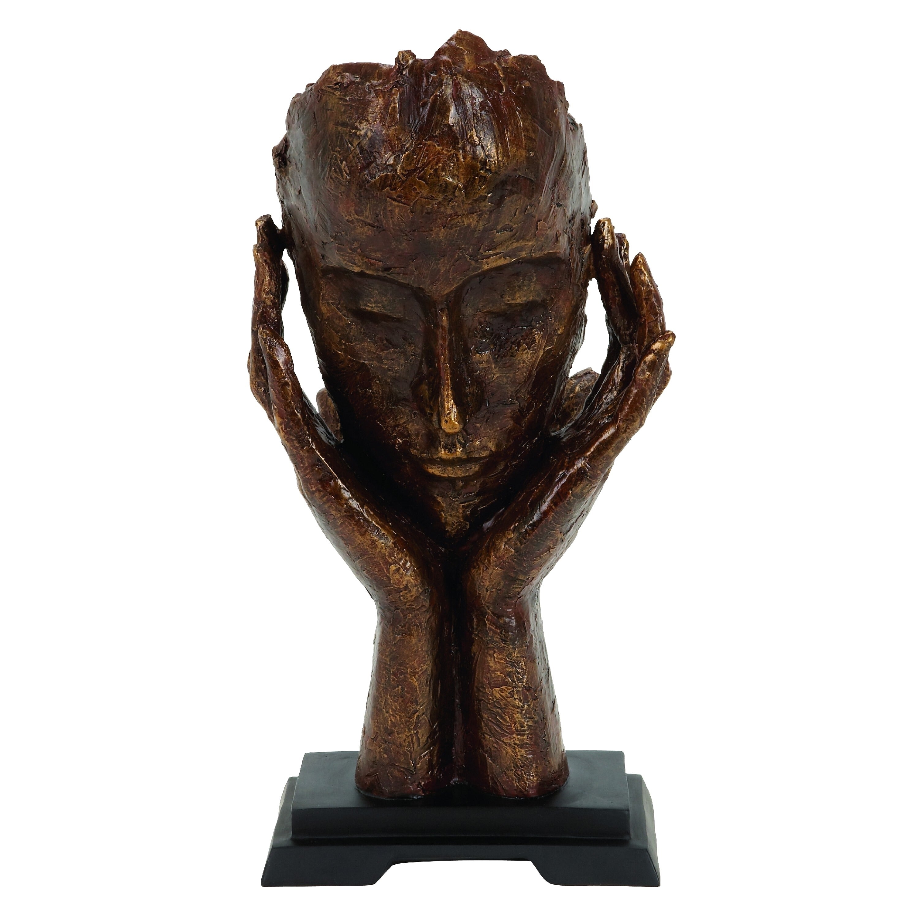 The Thinker Contemporary 16-inch Table Sculpture Decor