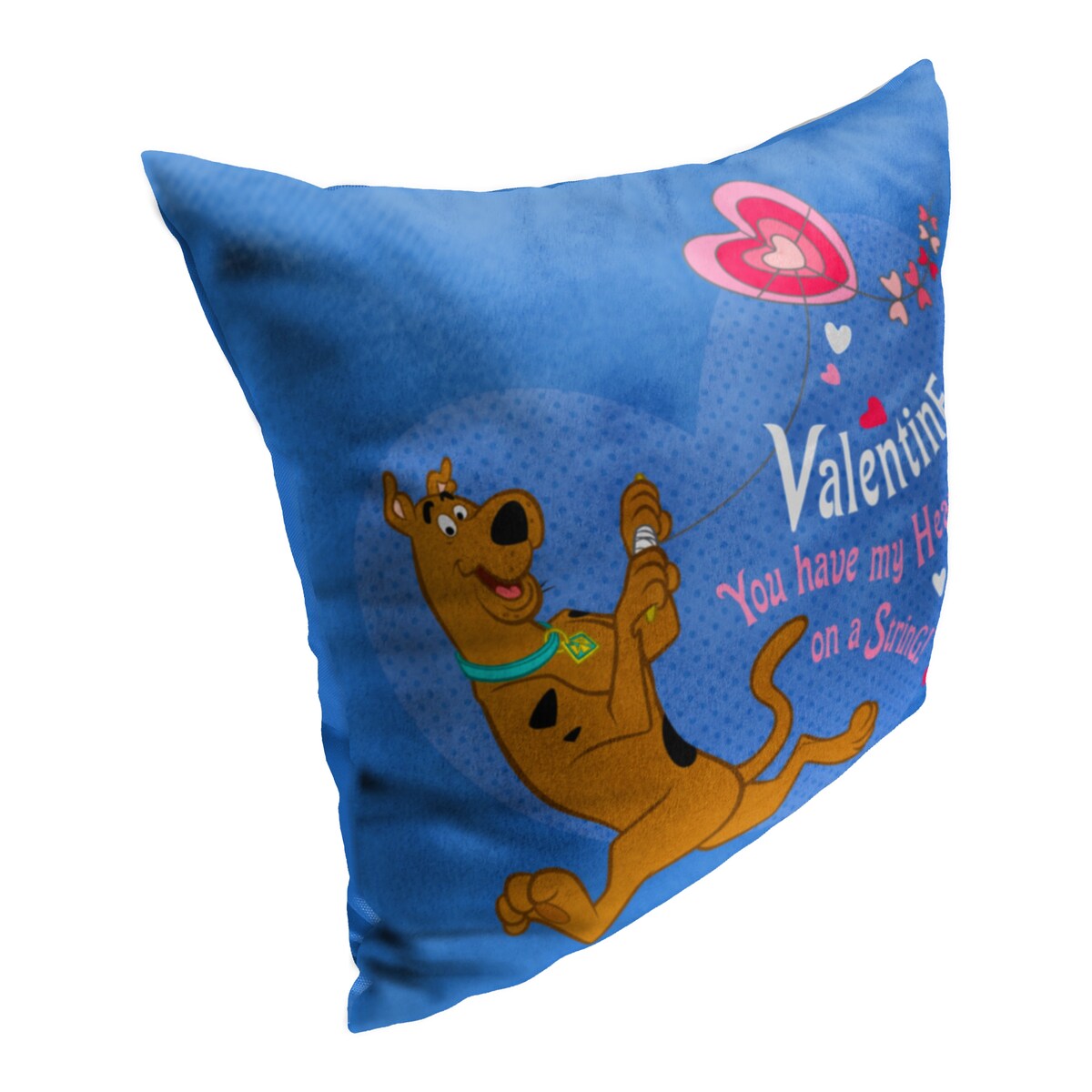 Warner Brothers Scooby-Doo Heart On A String 18 Inch Throw Pillow