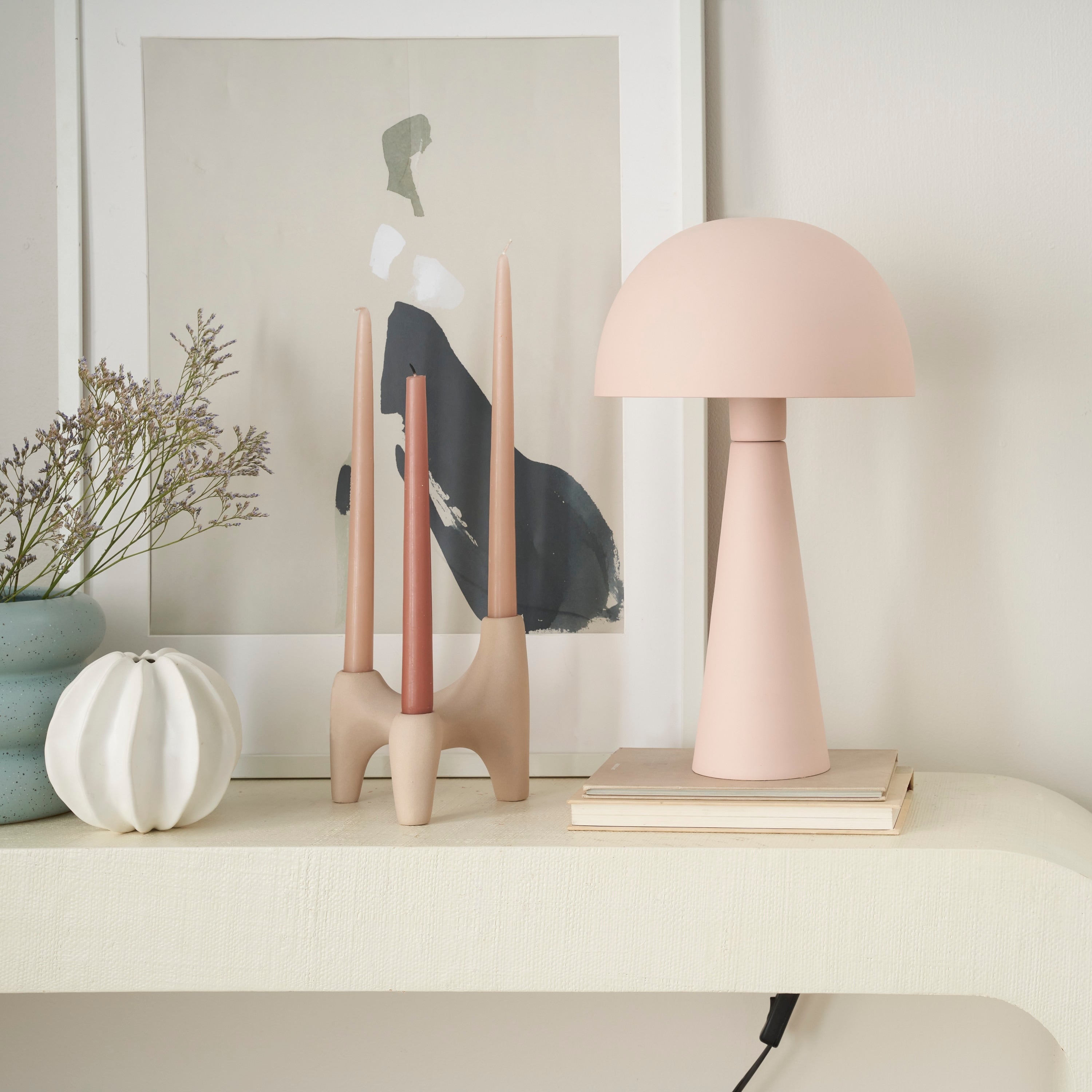 Nourison 16 Mid-Century Mushroom Table Lamp