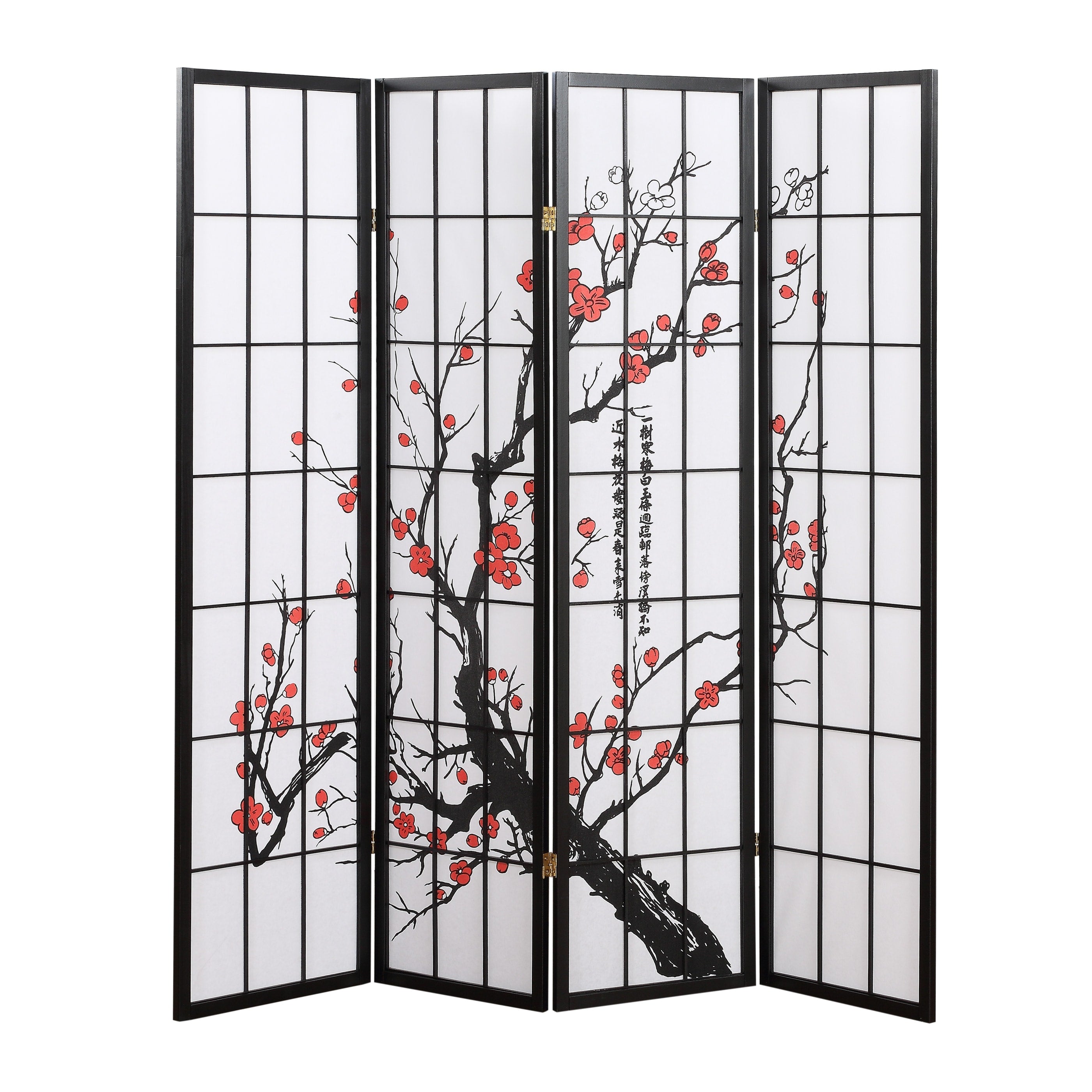 GTU Furniture Hardwood Japanese Shoji Room Divider