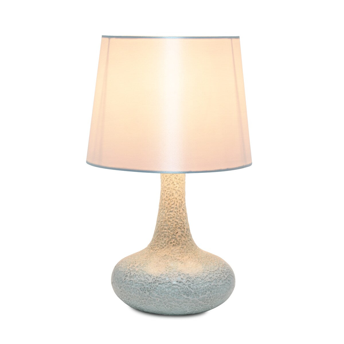 Creekwood Home 14.17 Patchwork Crystal Glass Table Lamp - 14.17