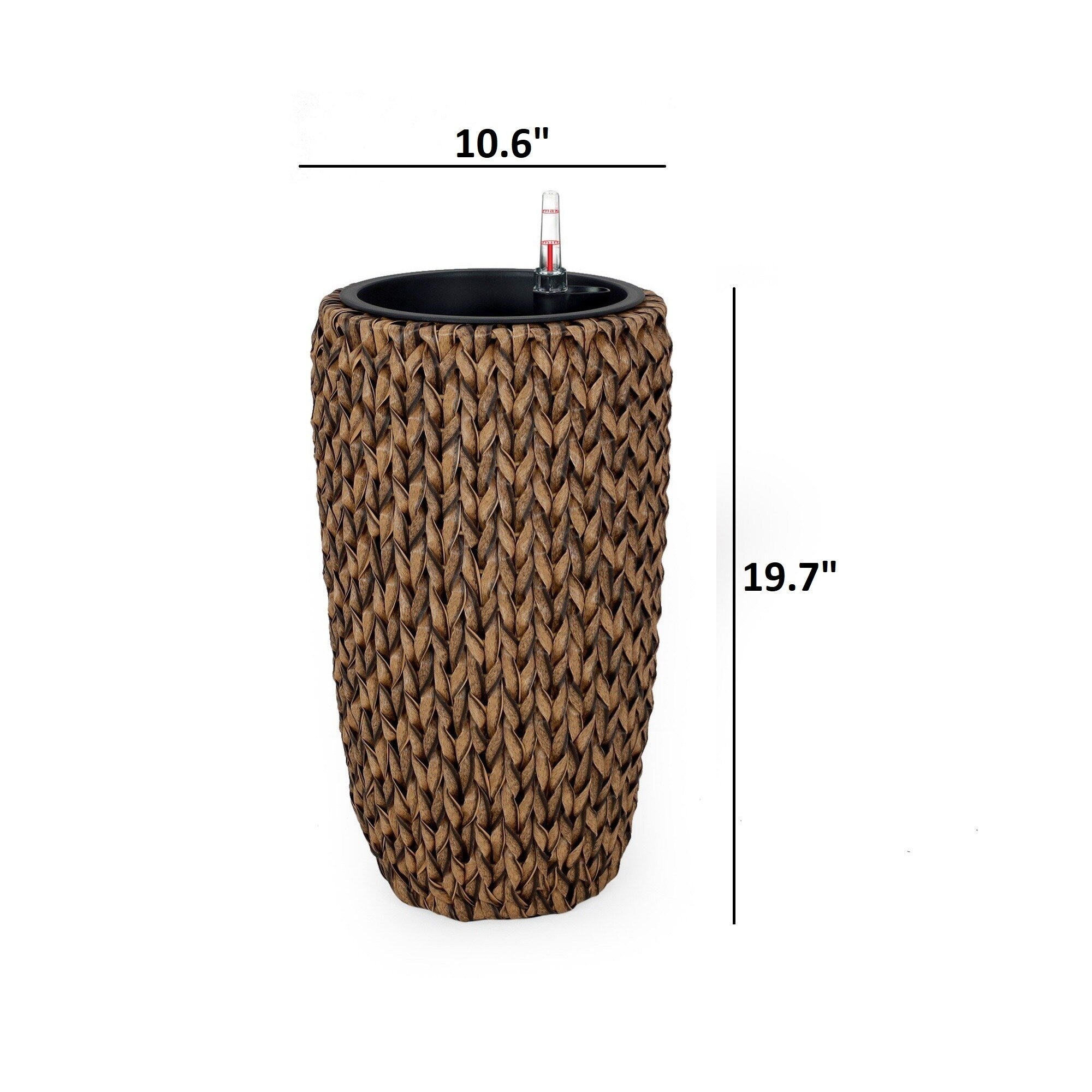 DTY Signature Self-watering Wicker Planter - Garden Decoration Pot