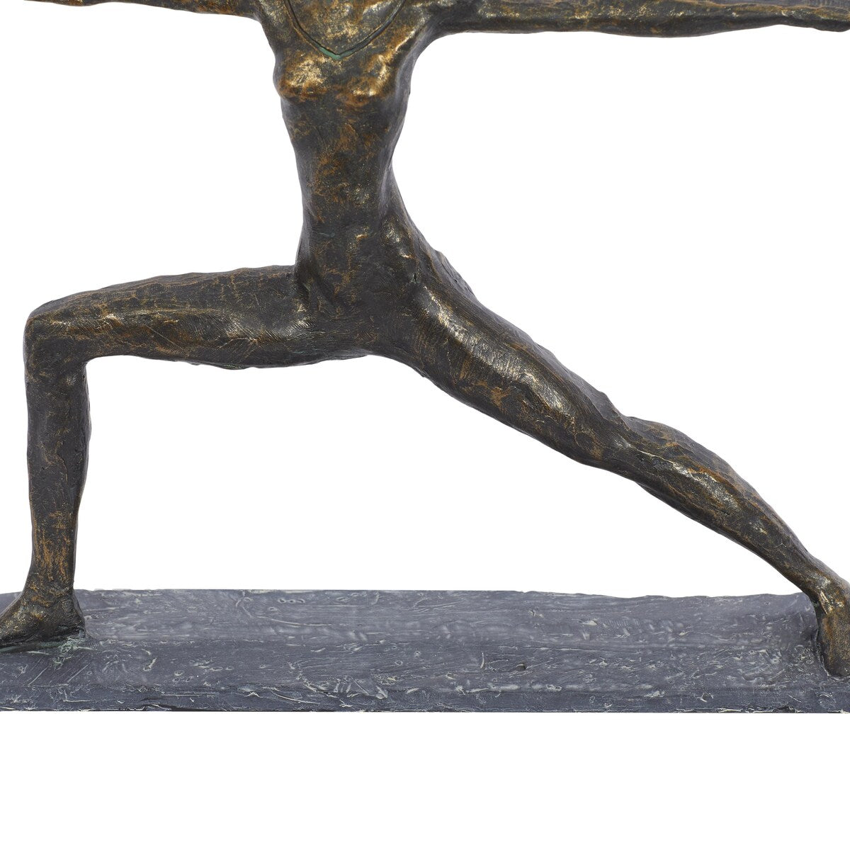 Polystone Yoga Decorative Sculpture - Brass - Roche River Decor