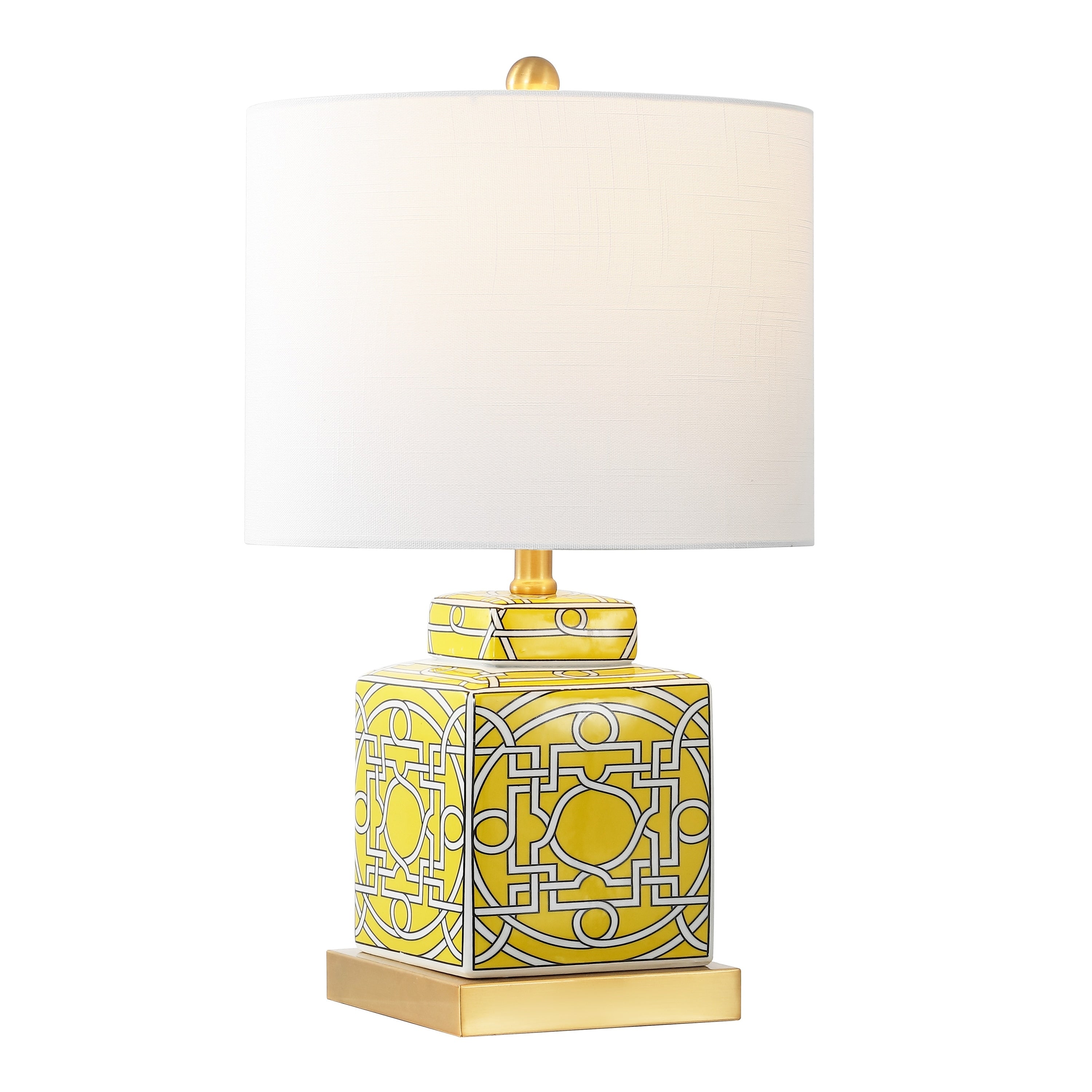 Stockholm 22 Ceramic/Metal Ginger Jar LED Table Lamp, by JONATHAN Y