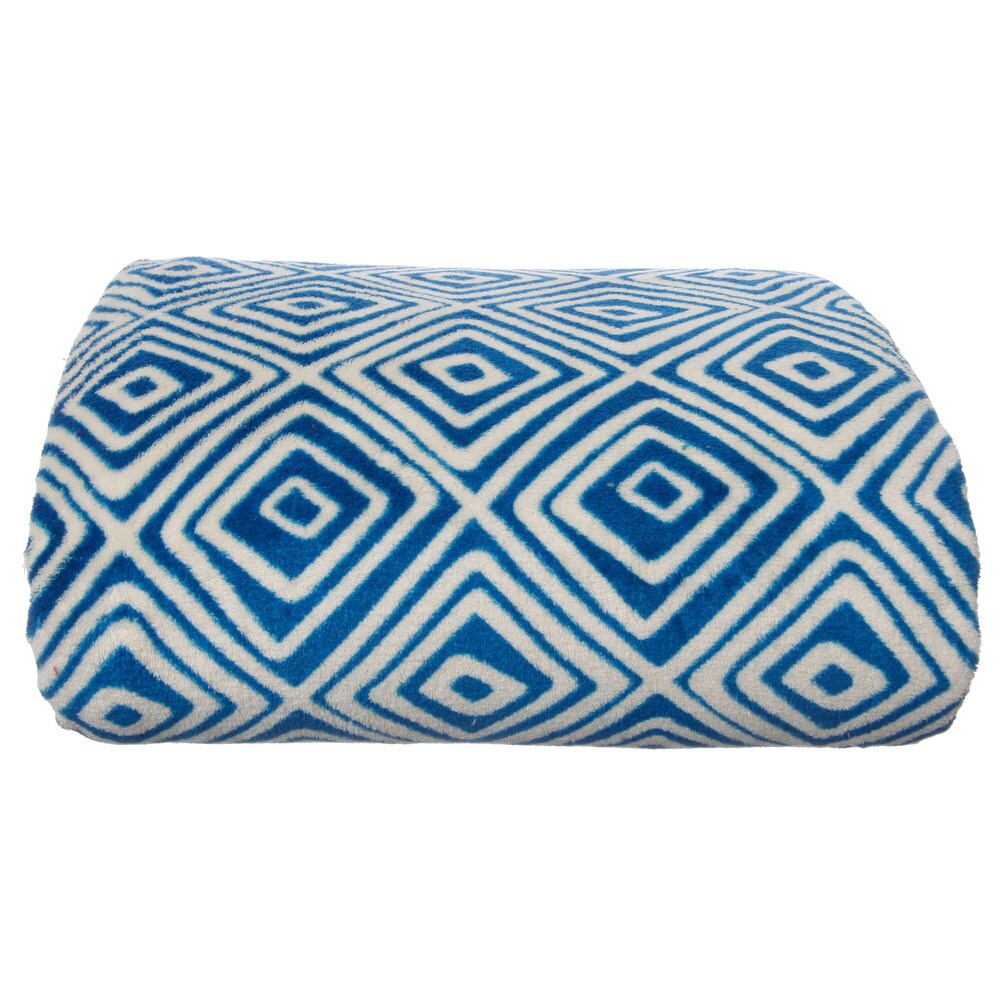 Luxury Microplush Printed Square Blanket