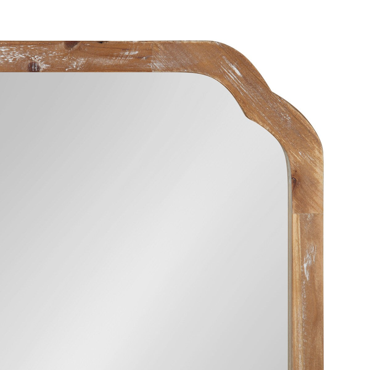 Kate and Laurel Marston Square Wood Wall Mirror