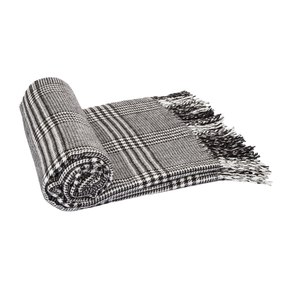 Glitzhome 50 x 60 Plaid Woven Acrylic 400g Christmas Blanket