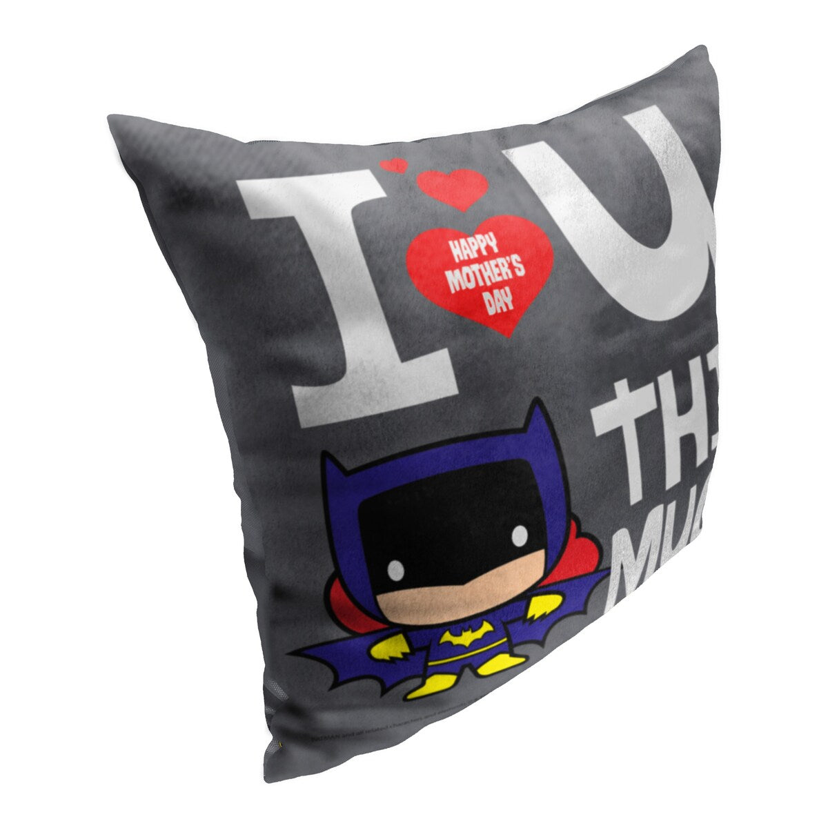 Warner Brothers Superman Love Mom This Much 18 Inch Throw Pillow