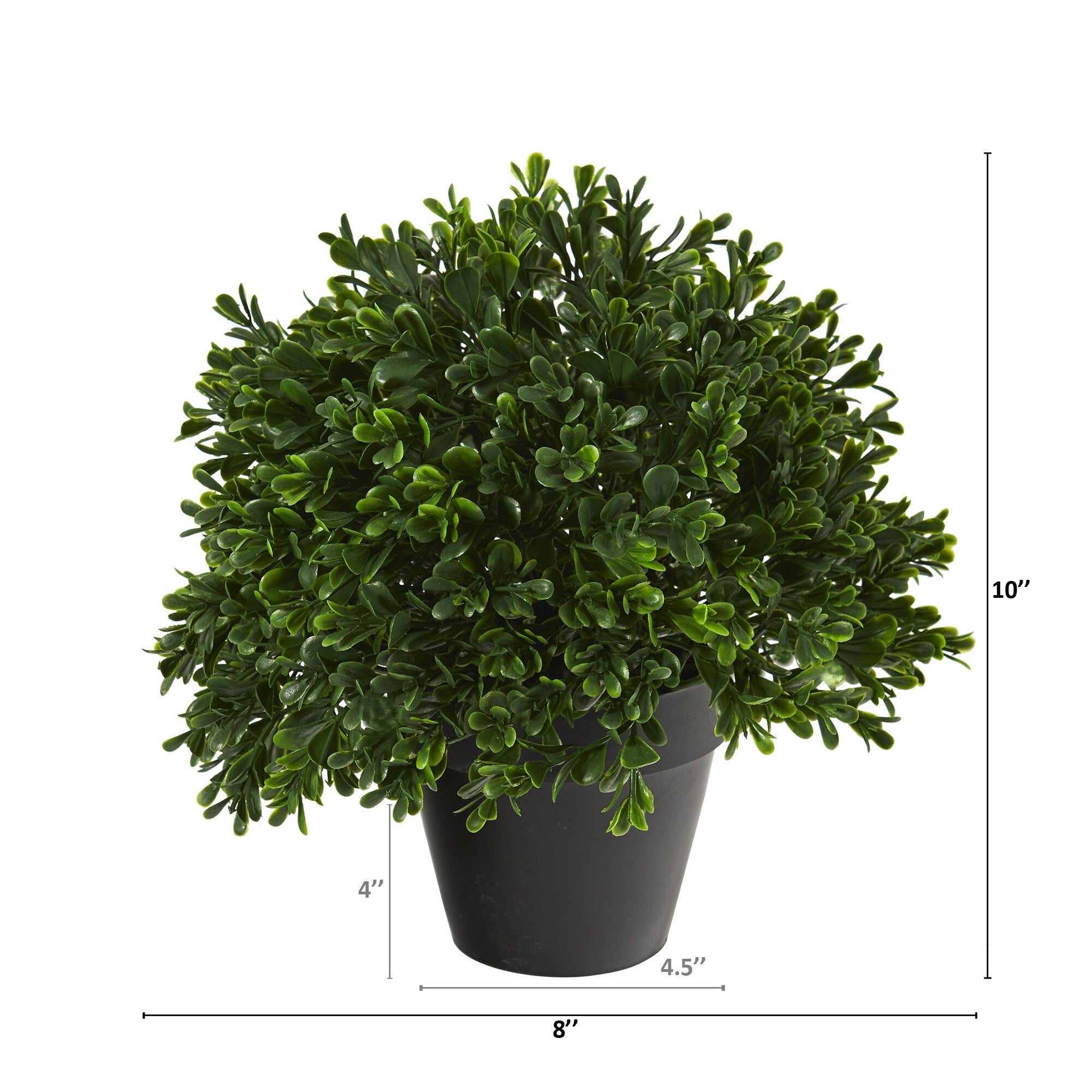 10 Boxwood Topiary Artificial Plant UV Resistant (Indoor/Outdoor)