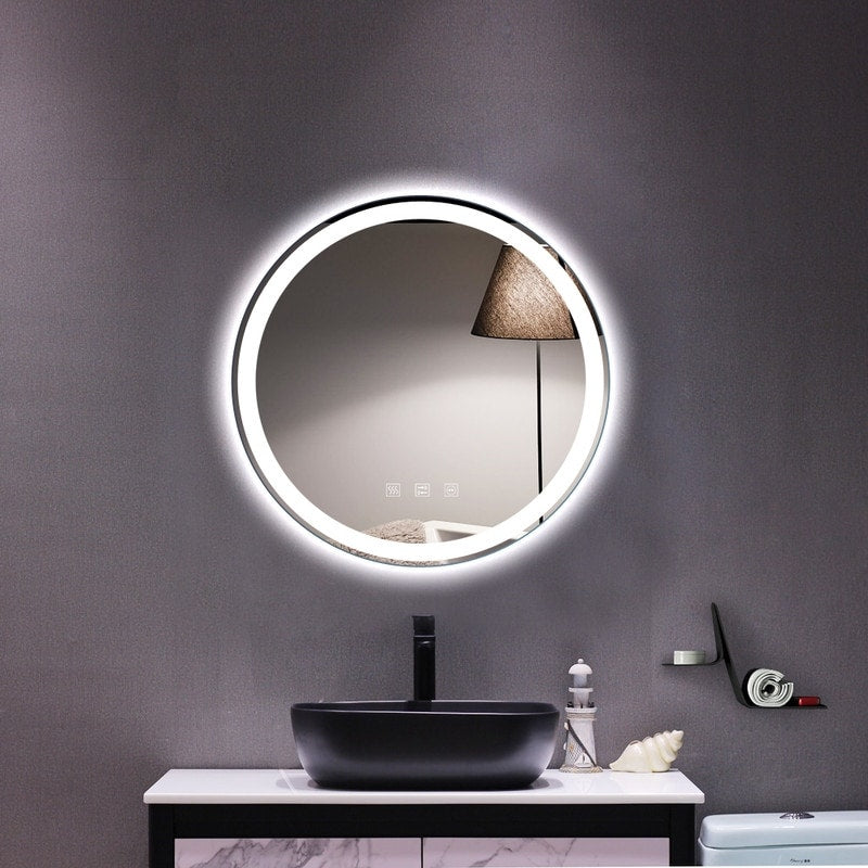 20LED Bathroom Mirror, Tricolor Dimming, Brightness Adjustment - 20