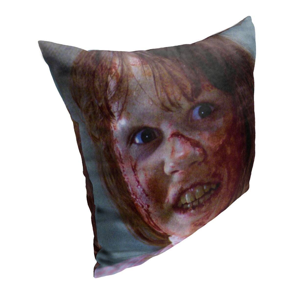 Warner Brothers The Exorcist Beginning To Turn 18 Inch Throw Pillow