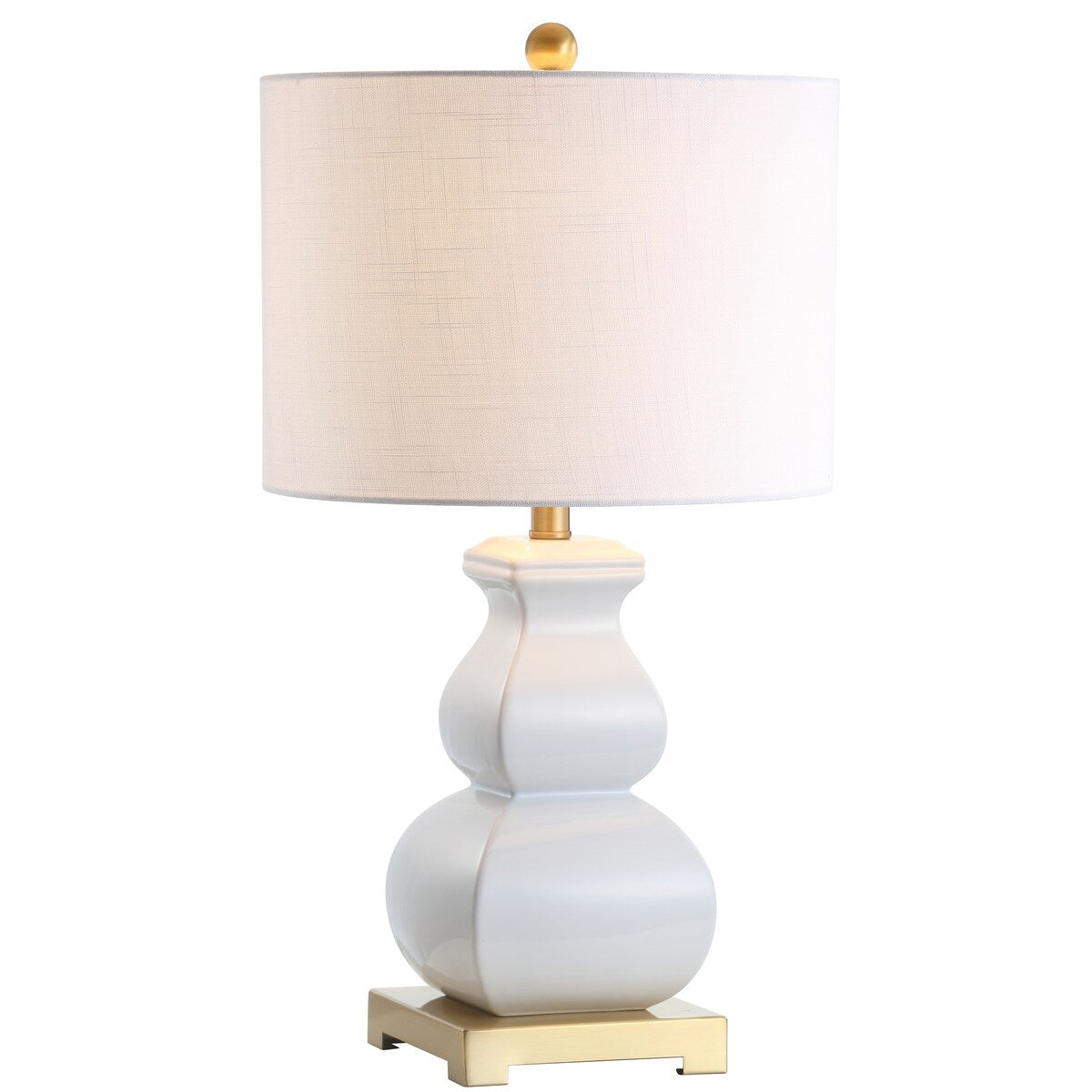 Diana 25.5 Ceramic LED Table Lamp, Navy/Gold by JONATHAN Y