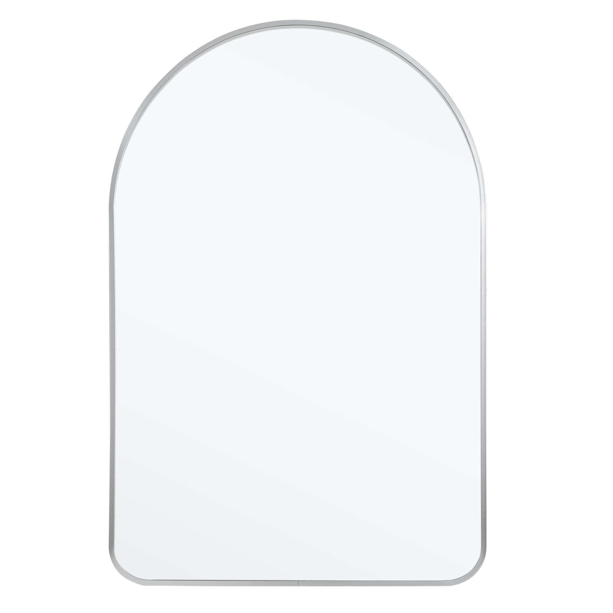 Arched Metal Full-length Standing Floor Mirror