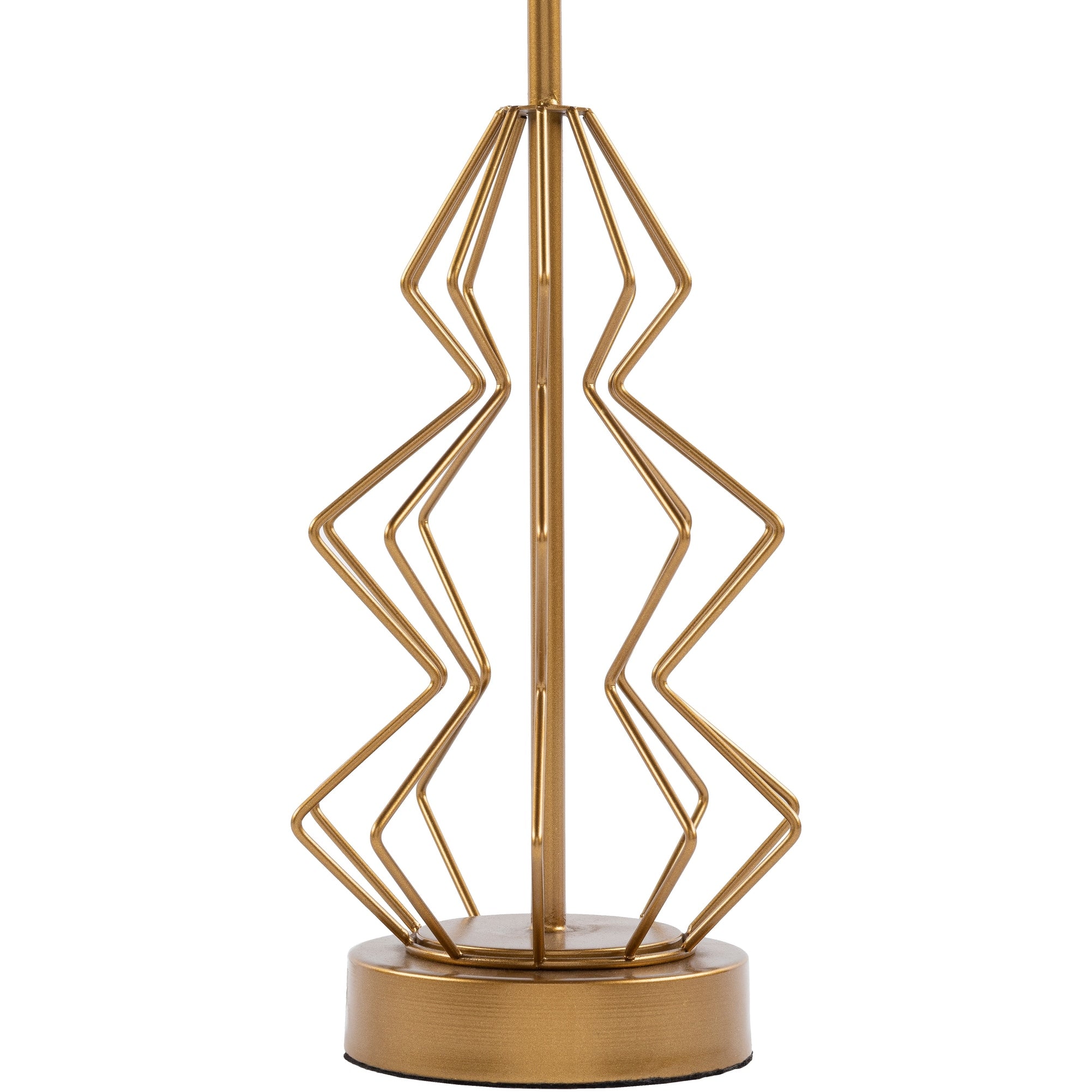 Artistic Weavers Anisa Gold Geometric Table Lamp - 23H x 10W x 10D