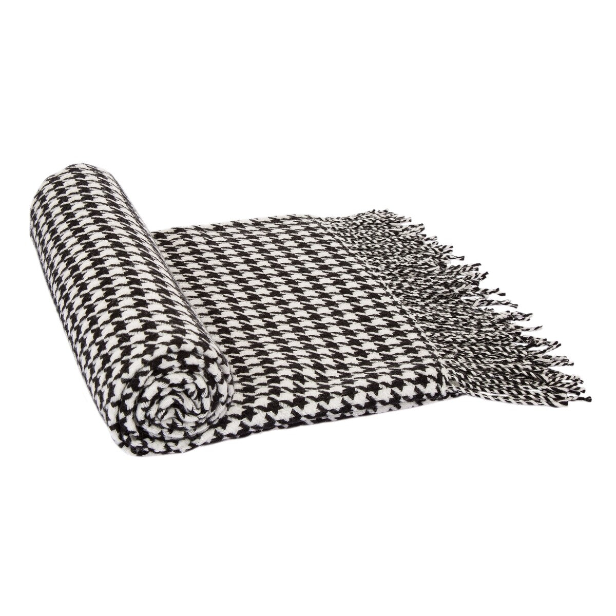 Glitzhome 50 x 60 Plaid Woven Acrylic 400g Christmas Blanket