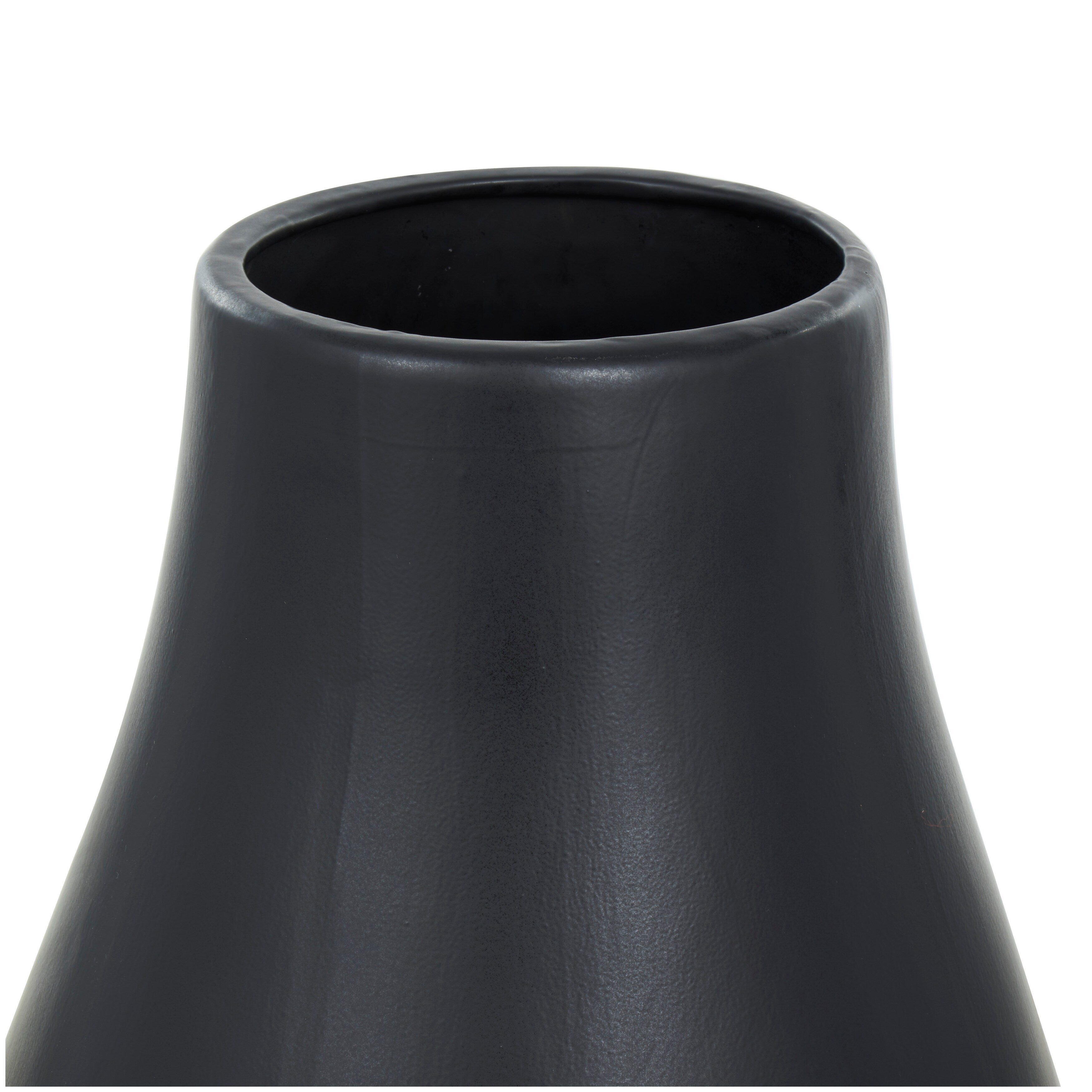 White or Black Ceramic Minimalistic Floor Vase