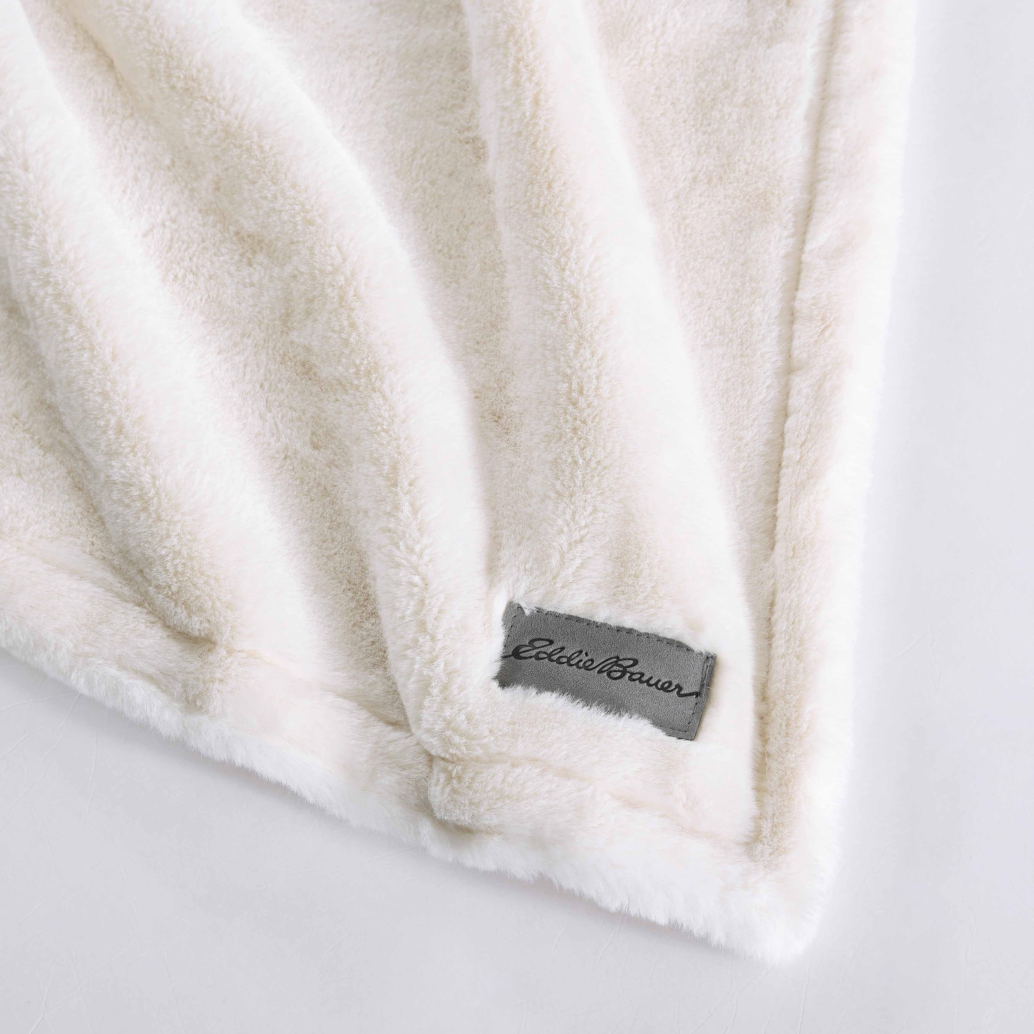 Eddie Bauer Faux Fur Throw Blankets