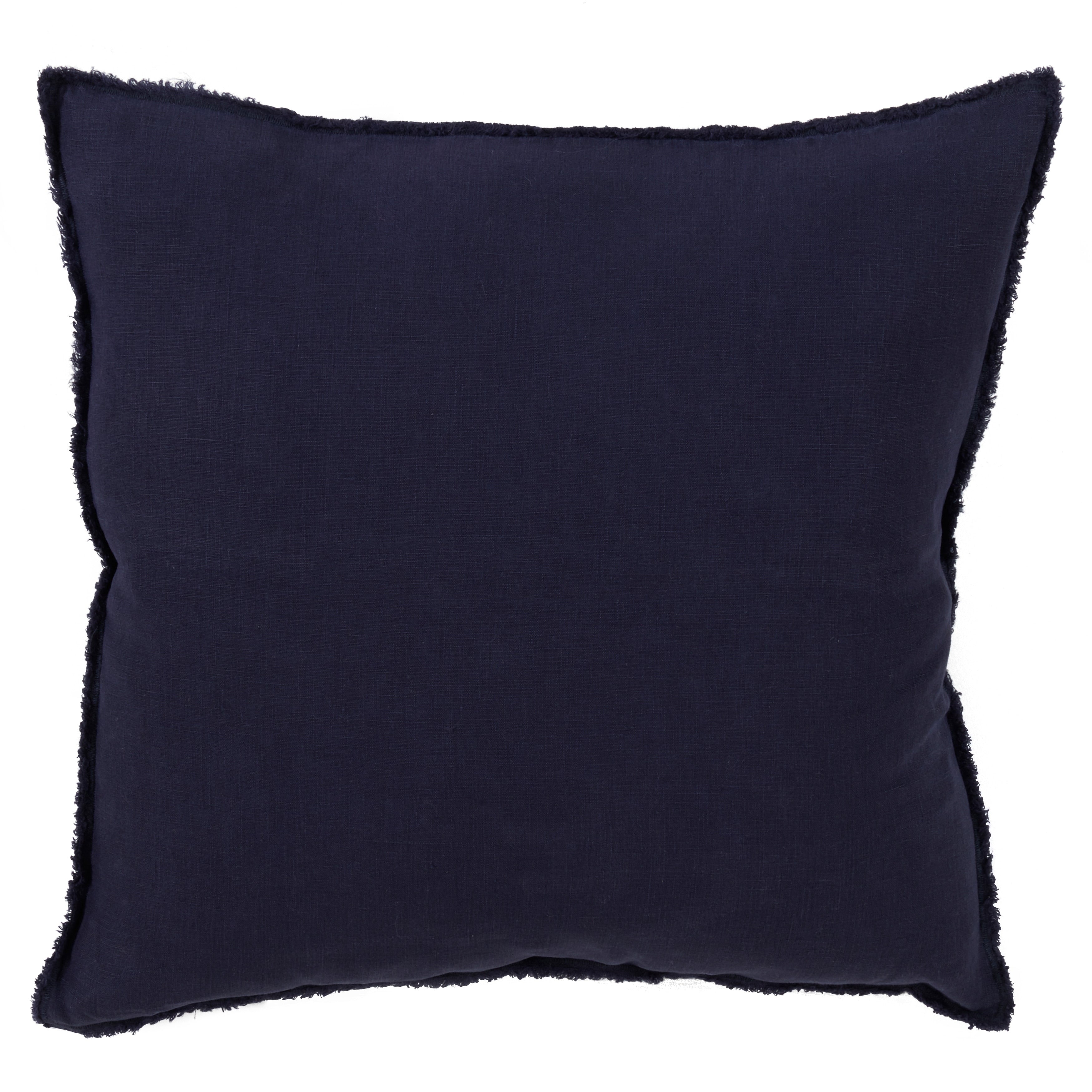 Fringed Design Down-Filled Throw Pillow