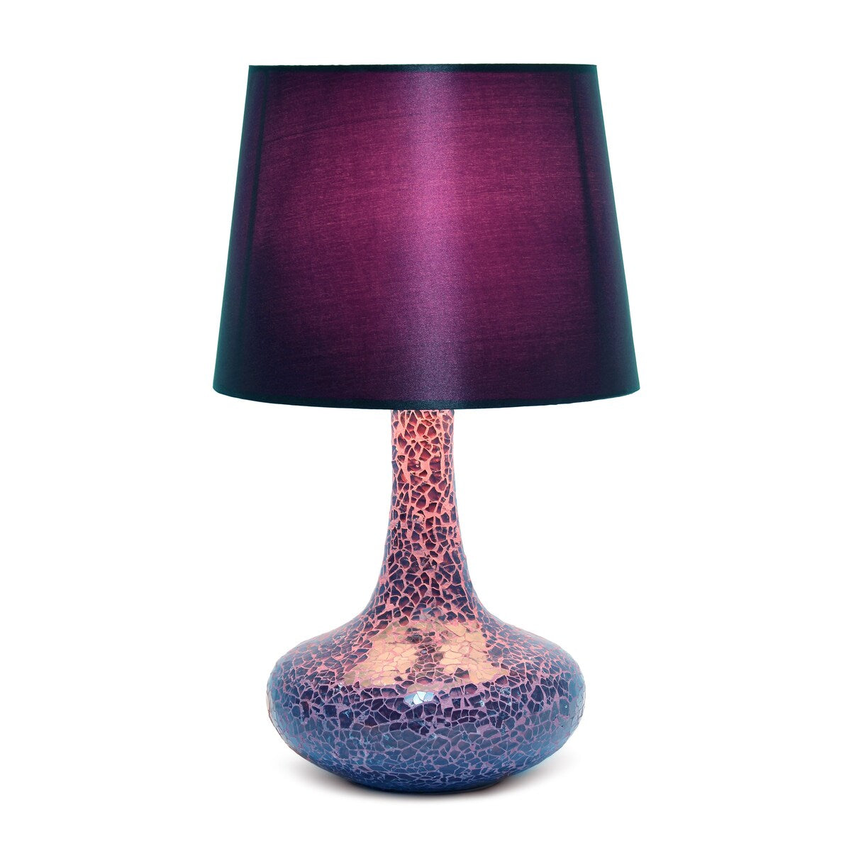 Creekwood Home 14.17 Patchwork Crystal Glass Table Lamp - 14.17