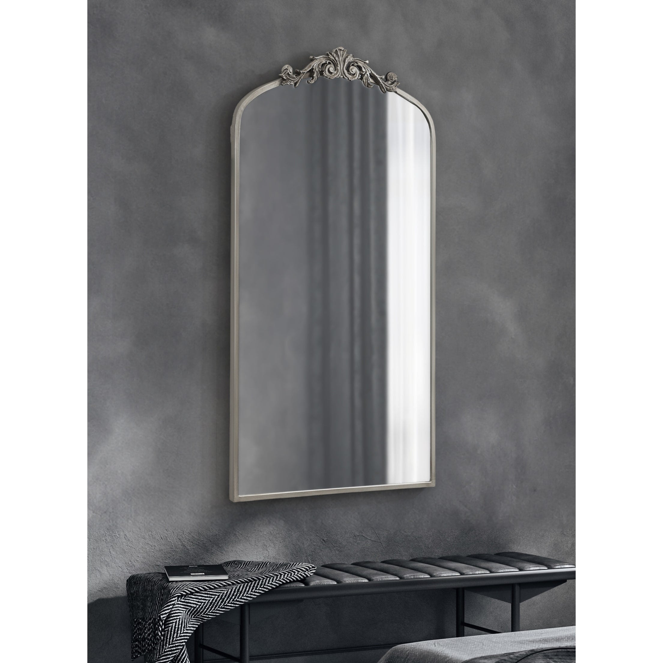 Kate and Laurel Arendahl Traditional Baroque Arch Wall Mirror