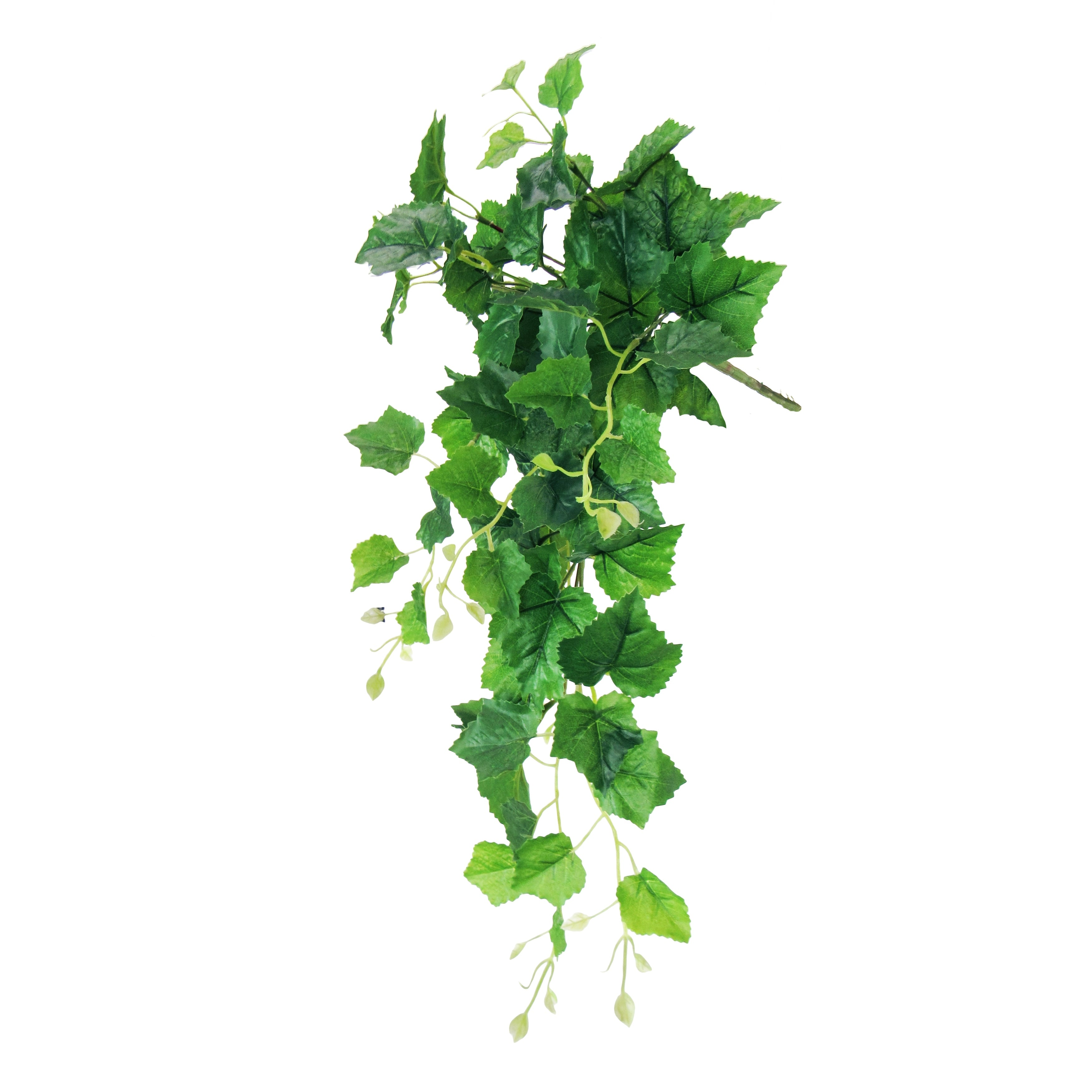 Artificial Grape Leaf Ivy Leaf Vine Hanging Plant Greenery Foliage Bush 24in - 24 L x 12 W x 6 DP