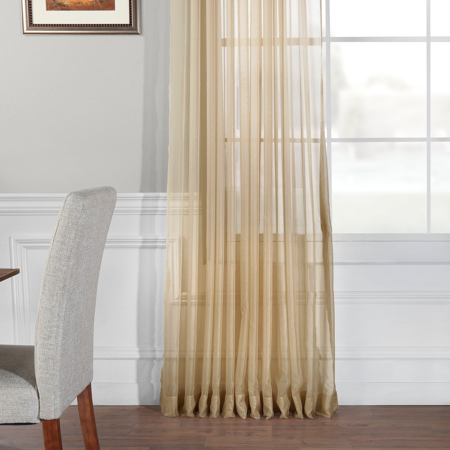 Exclusive Fabrics Signature Extra Wide Sheer Curtain Panel (1 Panel)