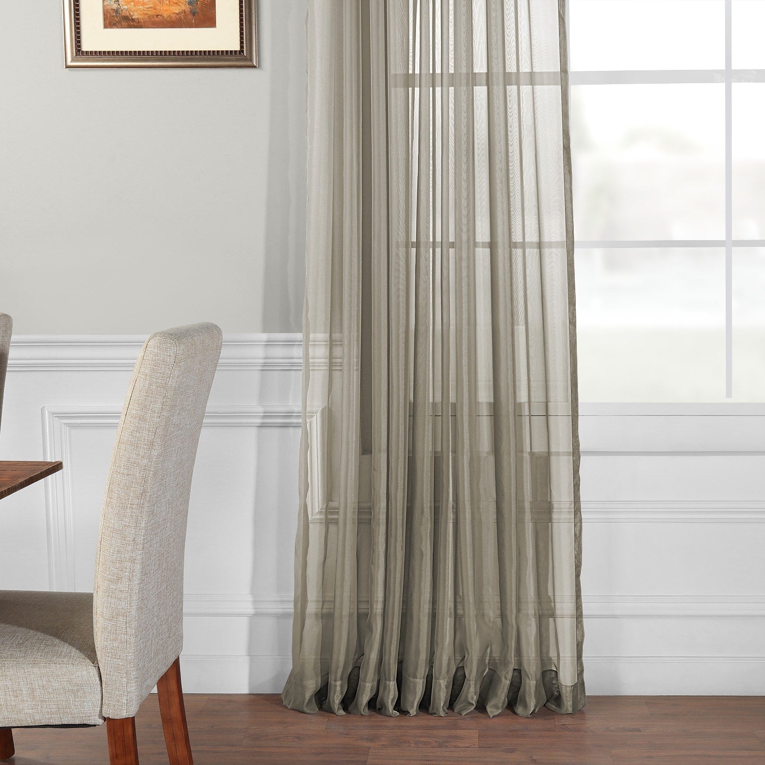 Exclusive Fabrics Signature Extra Wide Sheer Curtain Panel (1 Panel)