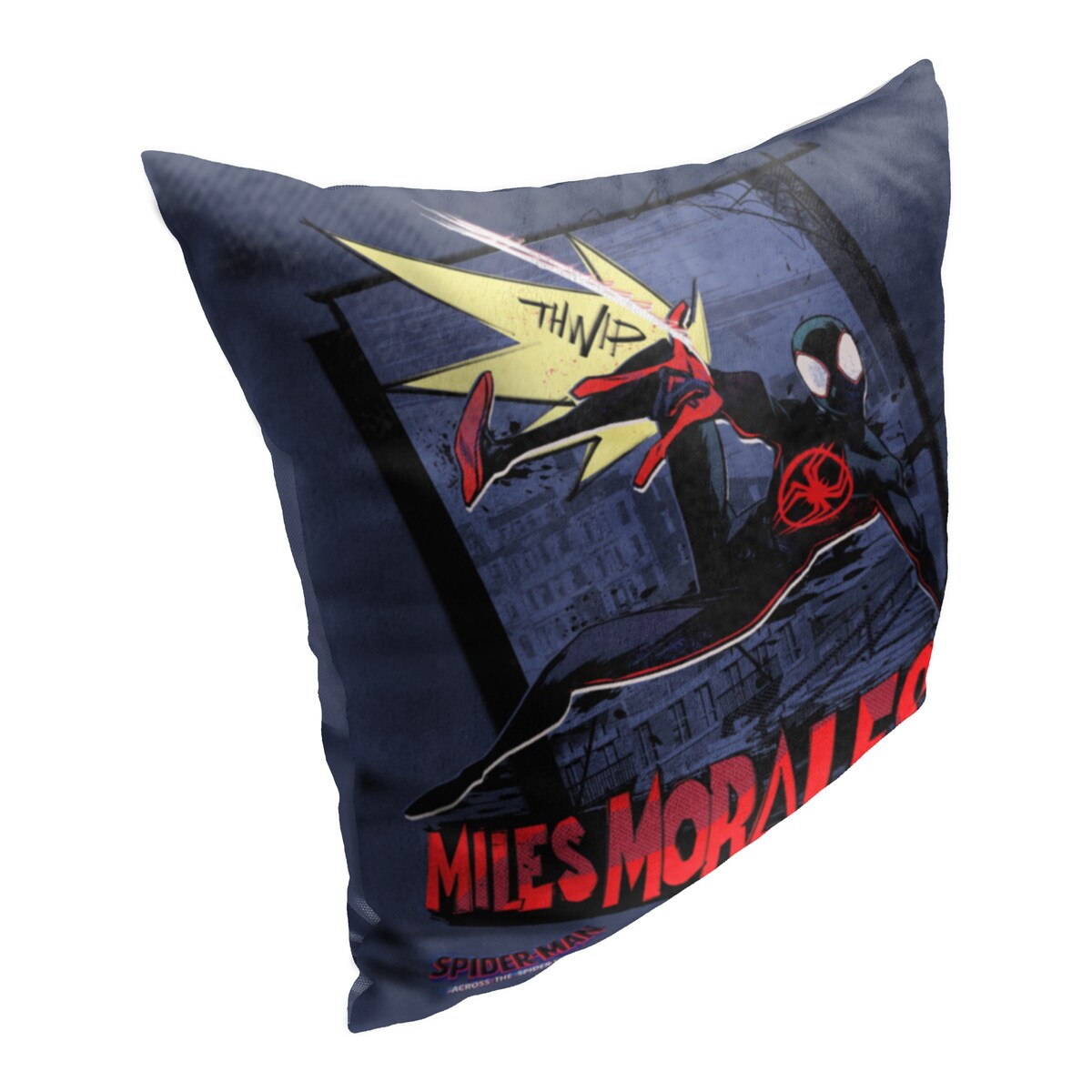 Marvel Spider-Man Across The Spiderverse Miles Thwip 18 Inch Throw Pillow