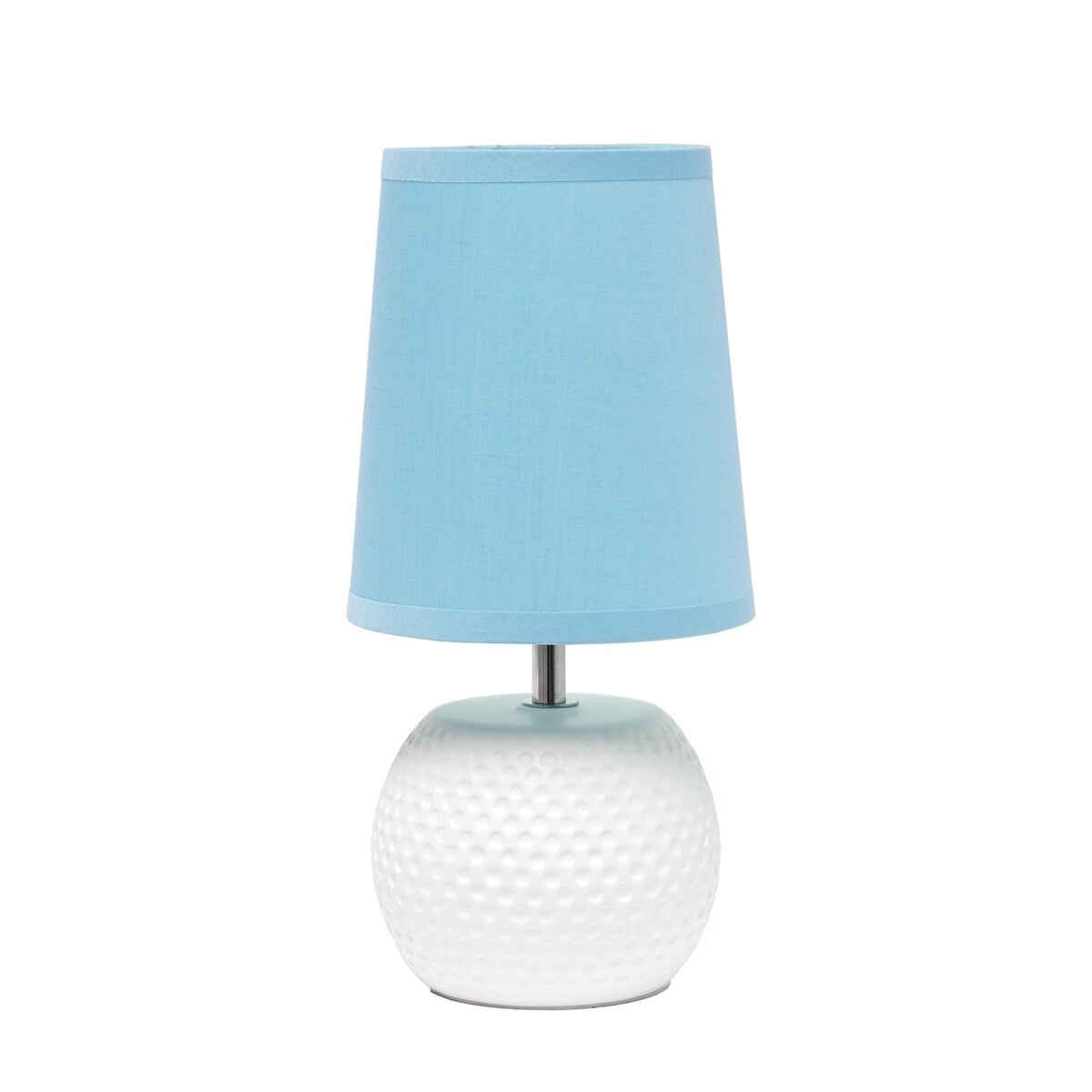 Simple Designs Studded Texture Ceramic Table Lamp