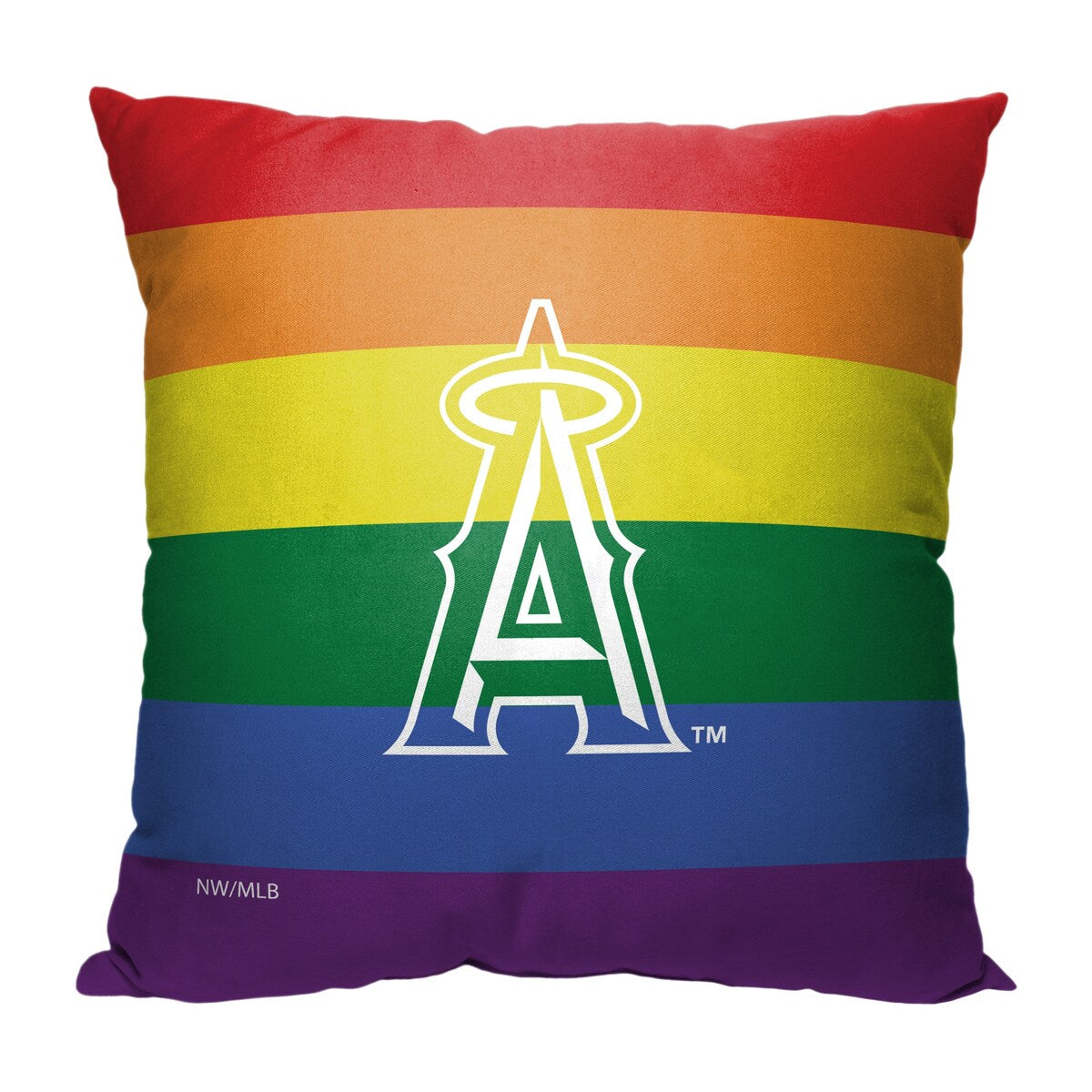 MLB Los Angeles Angels Pride Series 18 Inch Throw Pillow