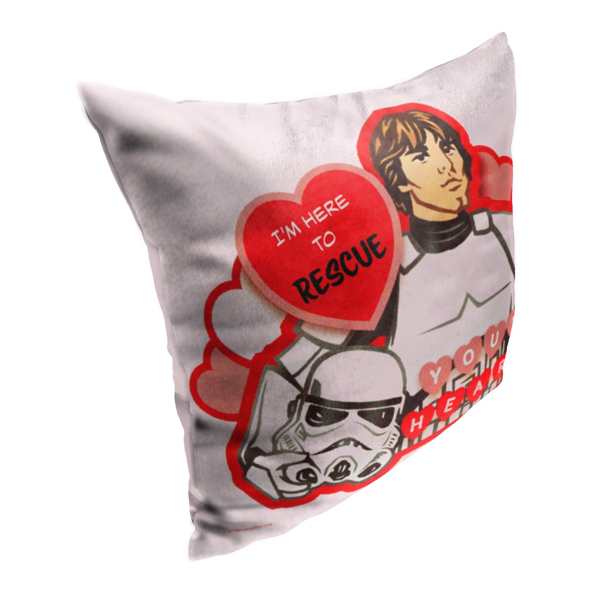 Disney Star Wars Rescuer Of Your Heart 18 Inch Throw Pillow