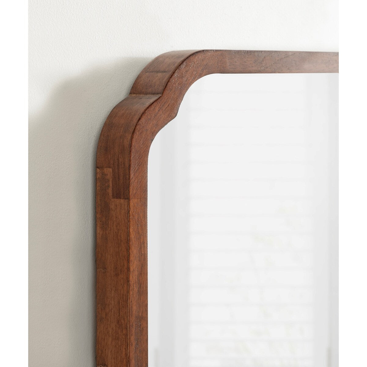 Kate and Laurel Marston Square Wood Wall Mirror