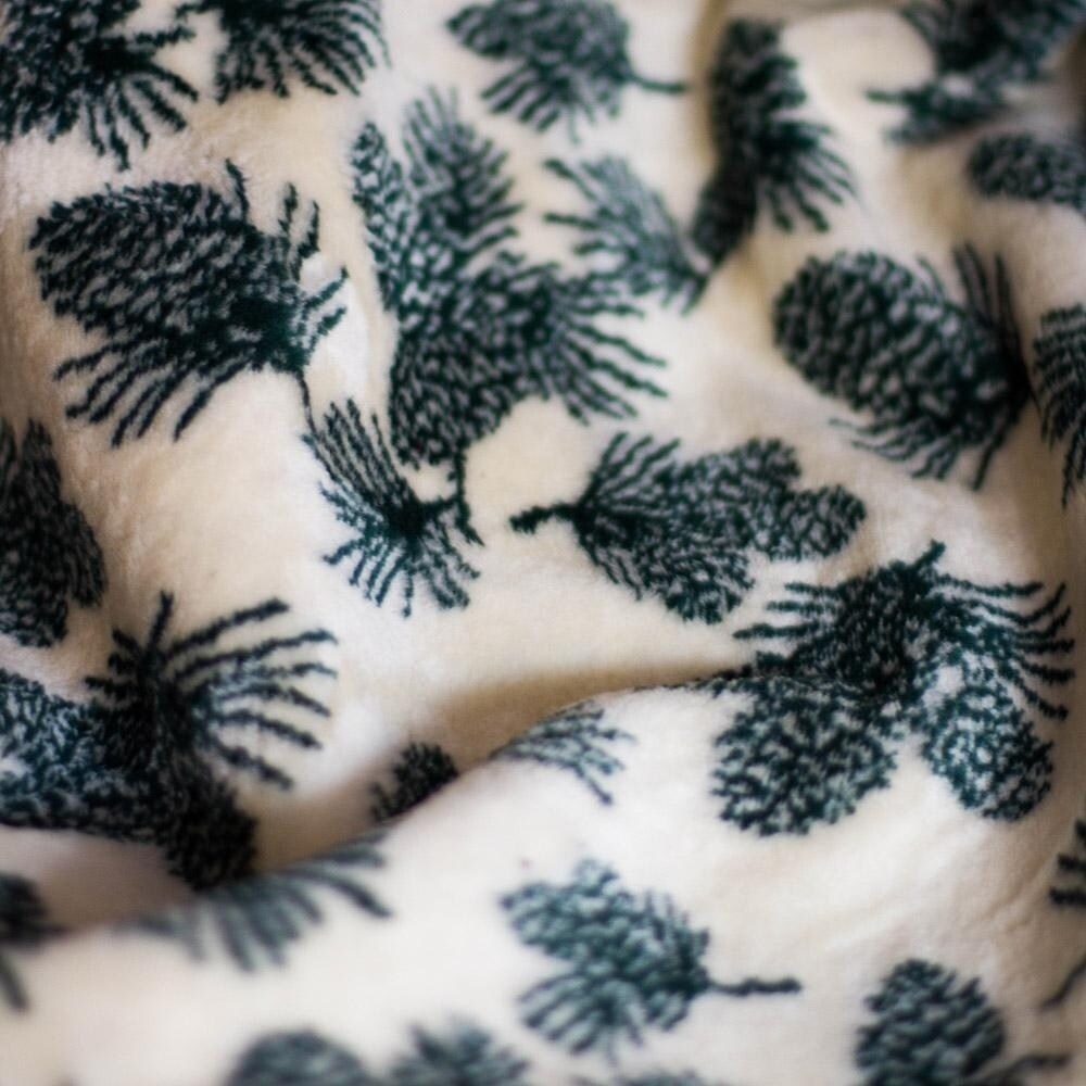 Denali Winter Pine Cones/Pine Microplush Blanket