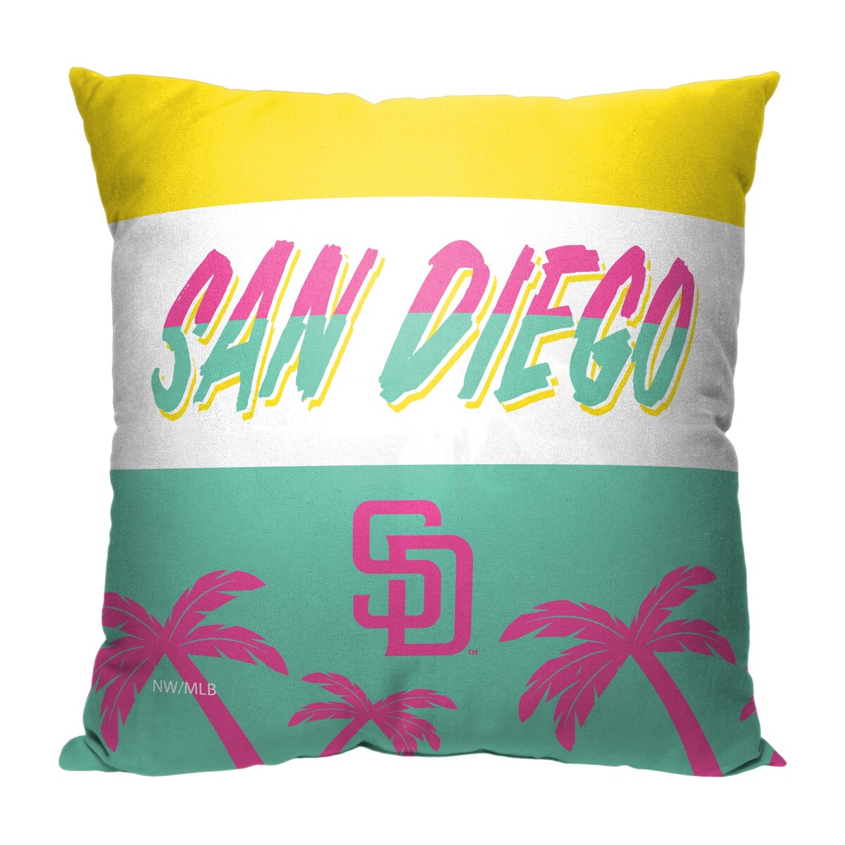 MLB San Diego Padres City Connect 18 Inch Throw Pillow