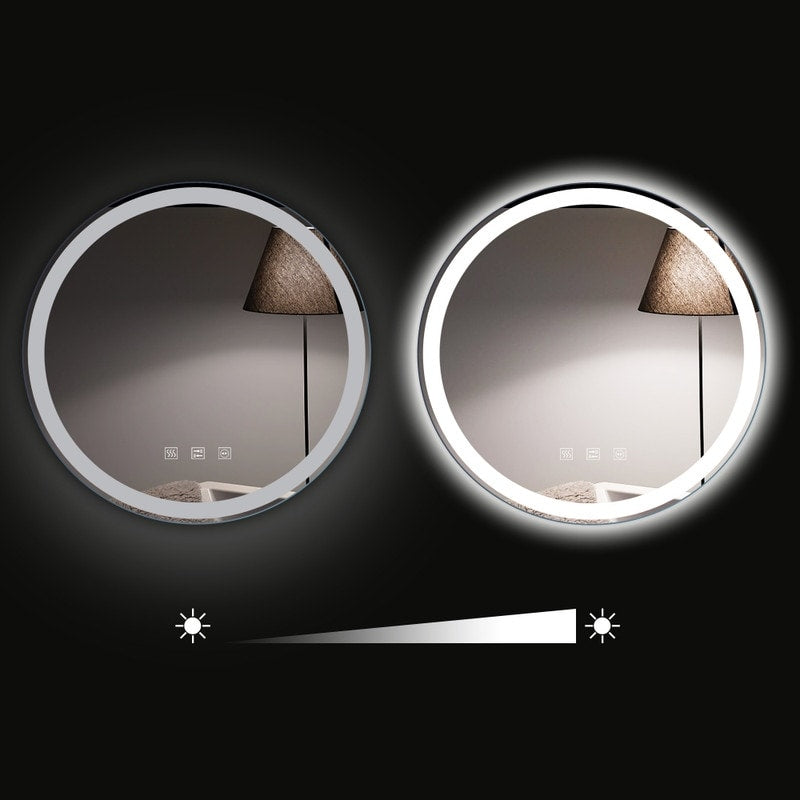 20LED Bathroom Mirror, Tricolor Dimming, Brightness Adjustment - 20