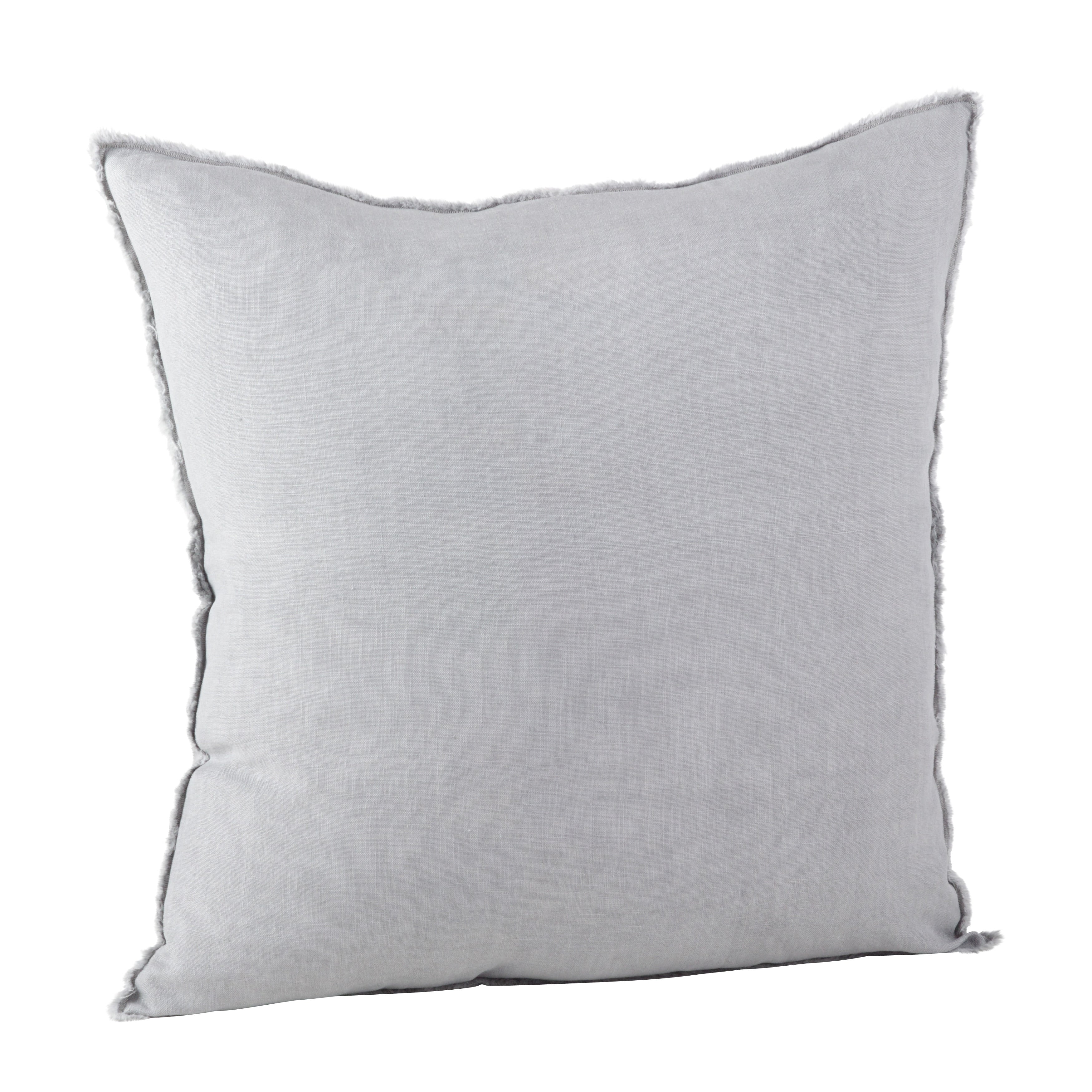 Fringed Design Down-Filled Throw Pillow