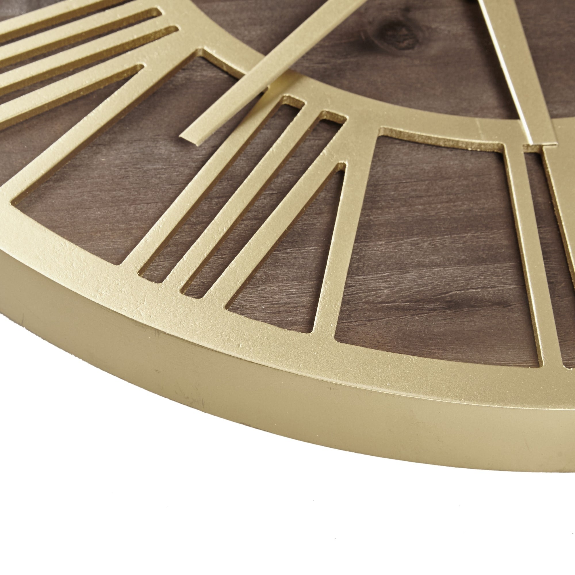 Madison Park Mason 23.6 Wood Wall Clock