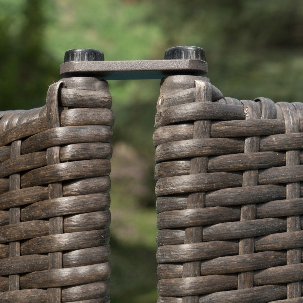 Netherlands Outdoor Wicker Privacy Screen by Christopher Knight Home