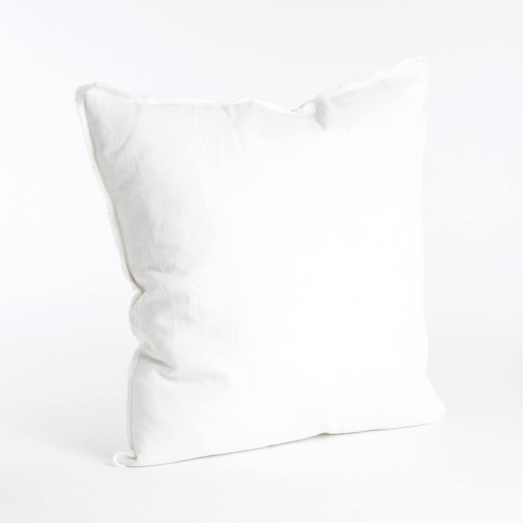 Fringed Design Down-Filled Throw Pillow