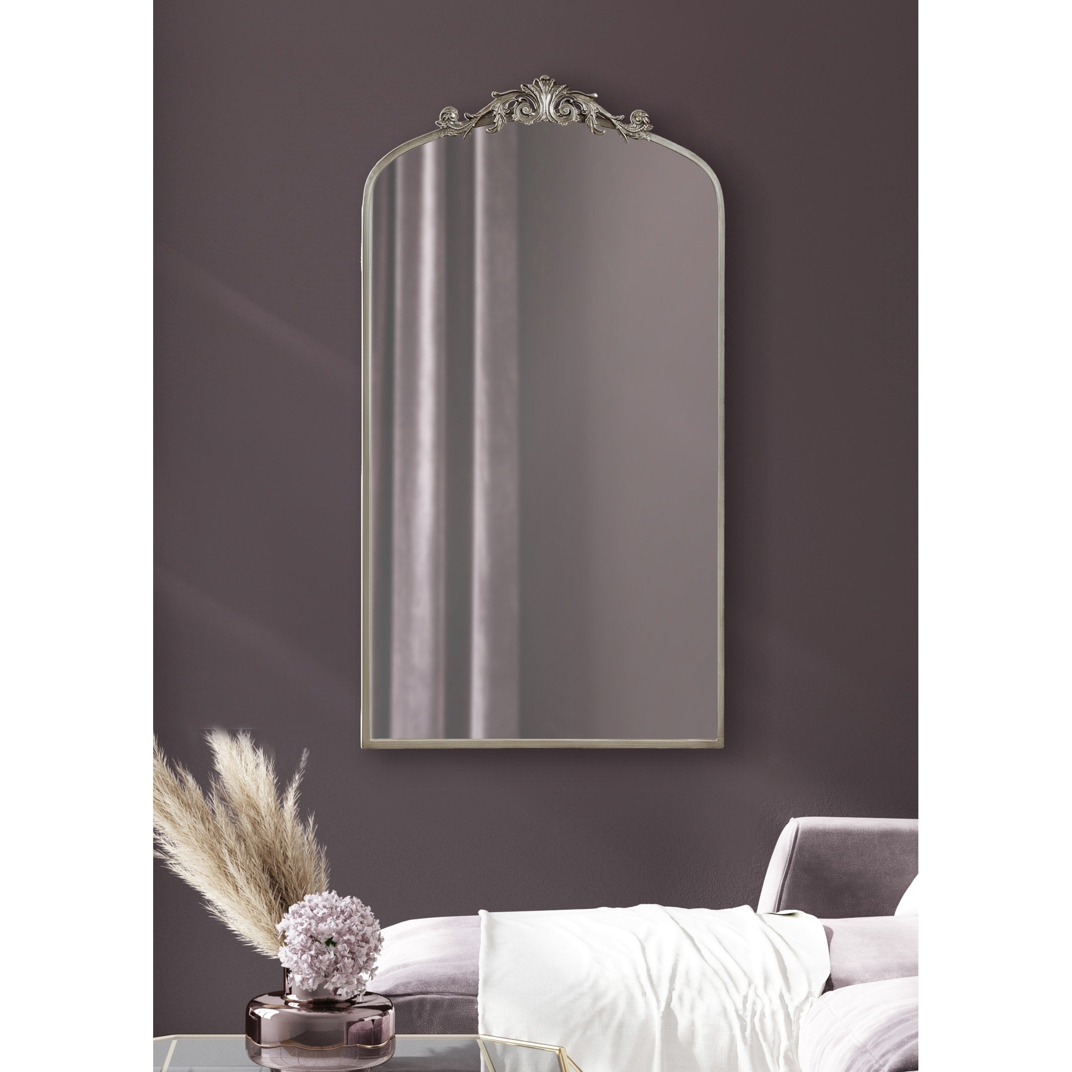 Kate and Laurel Arendahl Traditional Baroque Arch Wall Mirror