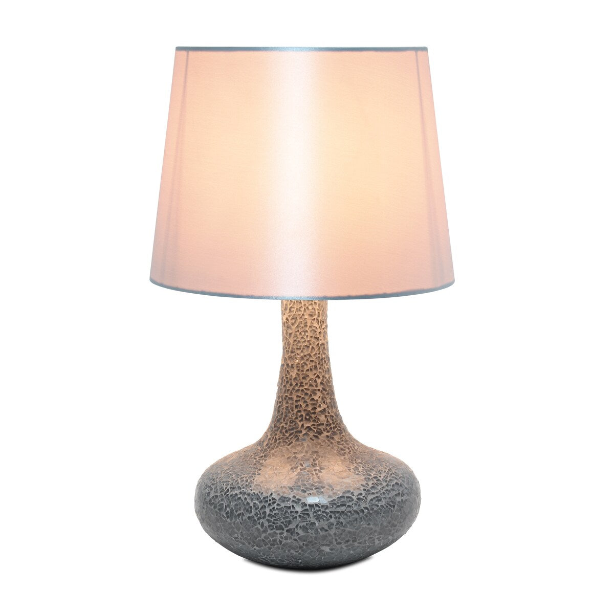 Creekwood Home 14.17 Patchwork Crystal Glass Table Lamp - 14.17