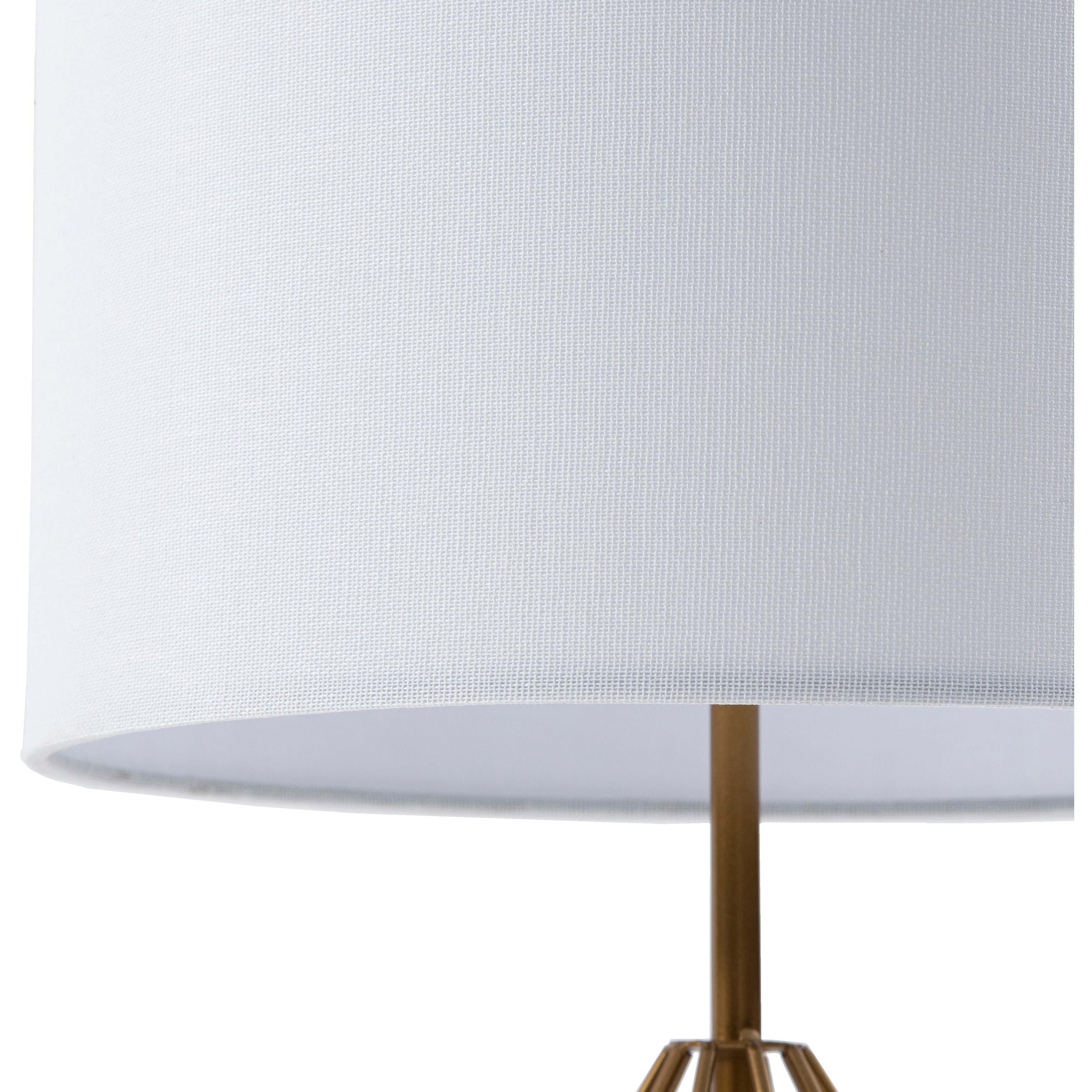 Artistic Weavers Anisa Gold Geometric Table Lamp - 23H x 10W x 10D