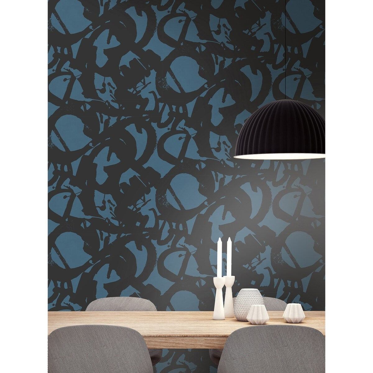 Seabrook Designs Graffiti Stroke Unpasted Wallpaper