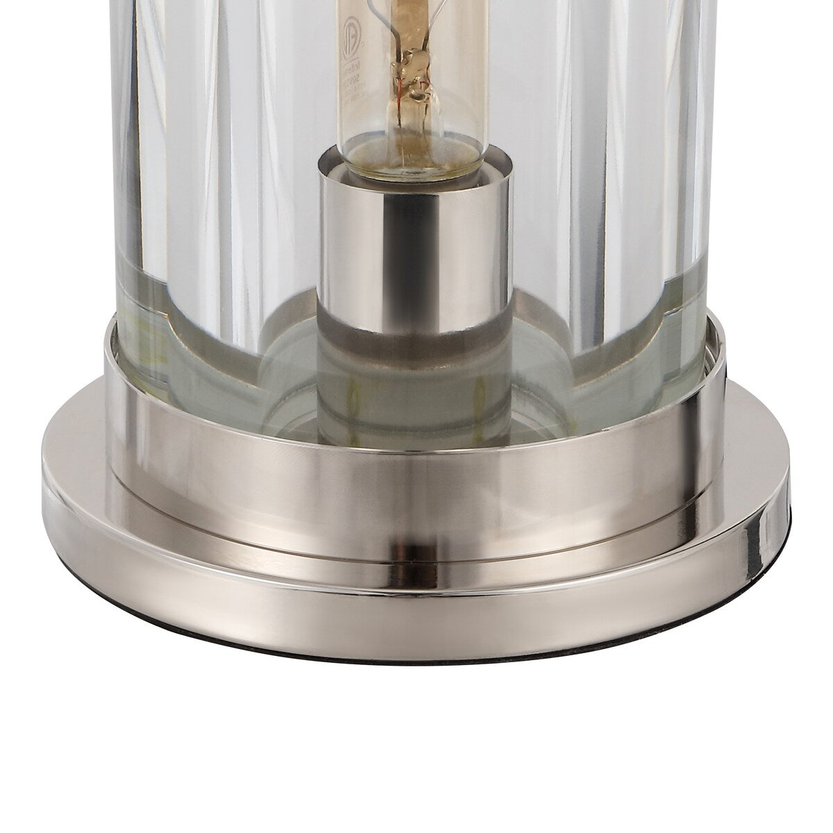 SAFAVIEH Couture Dellanora Crystal Tube Table Lamp - 6Wx6Dx14H