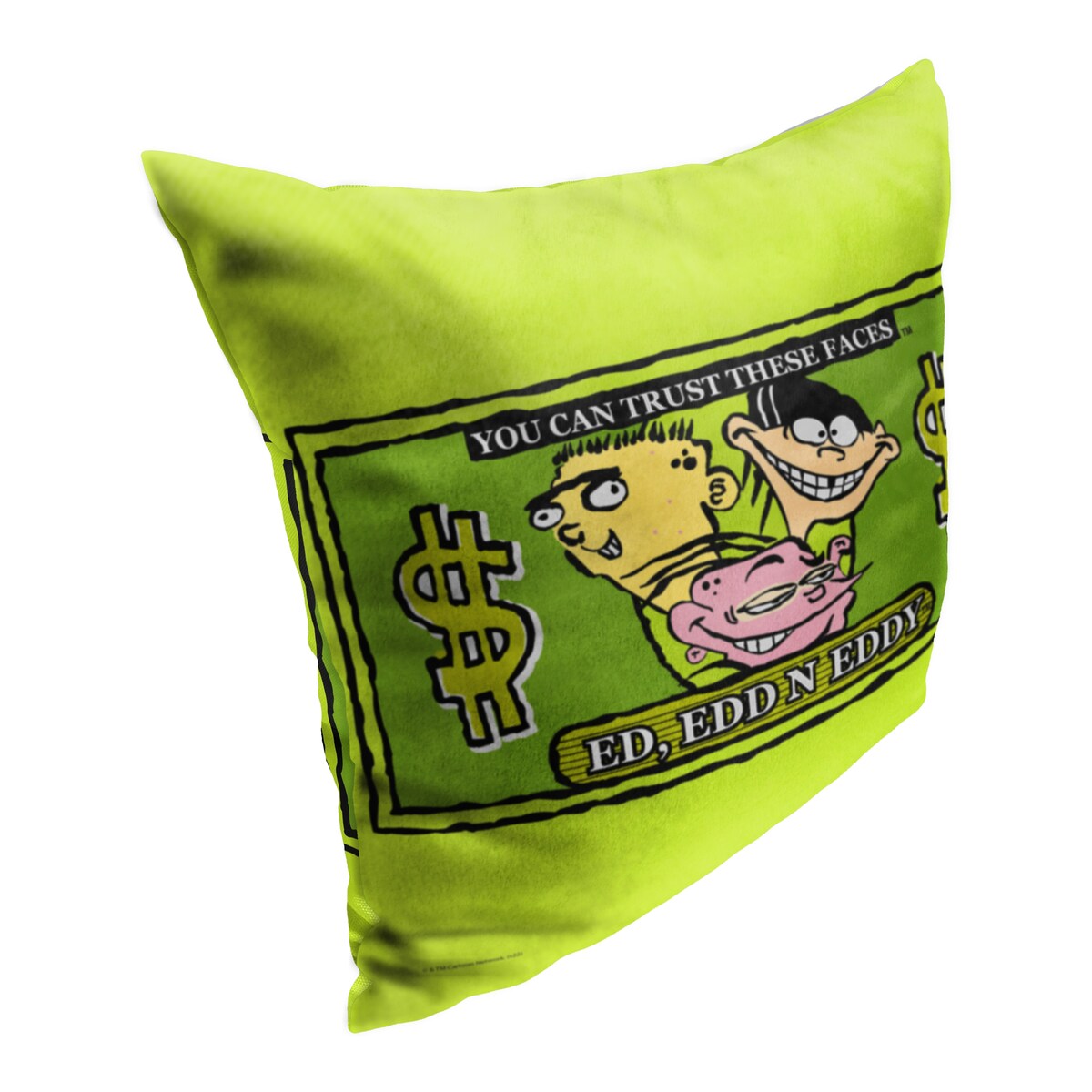 Cartoon Network Ed Edd N Eddy Trustworthy Faces 18 Inch Throw Pillow