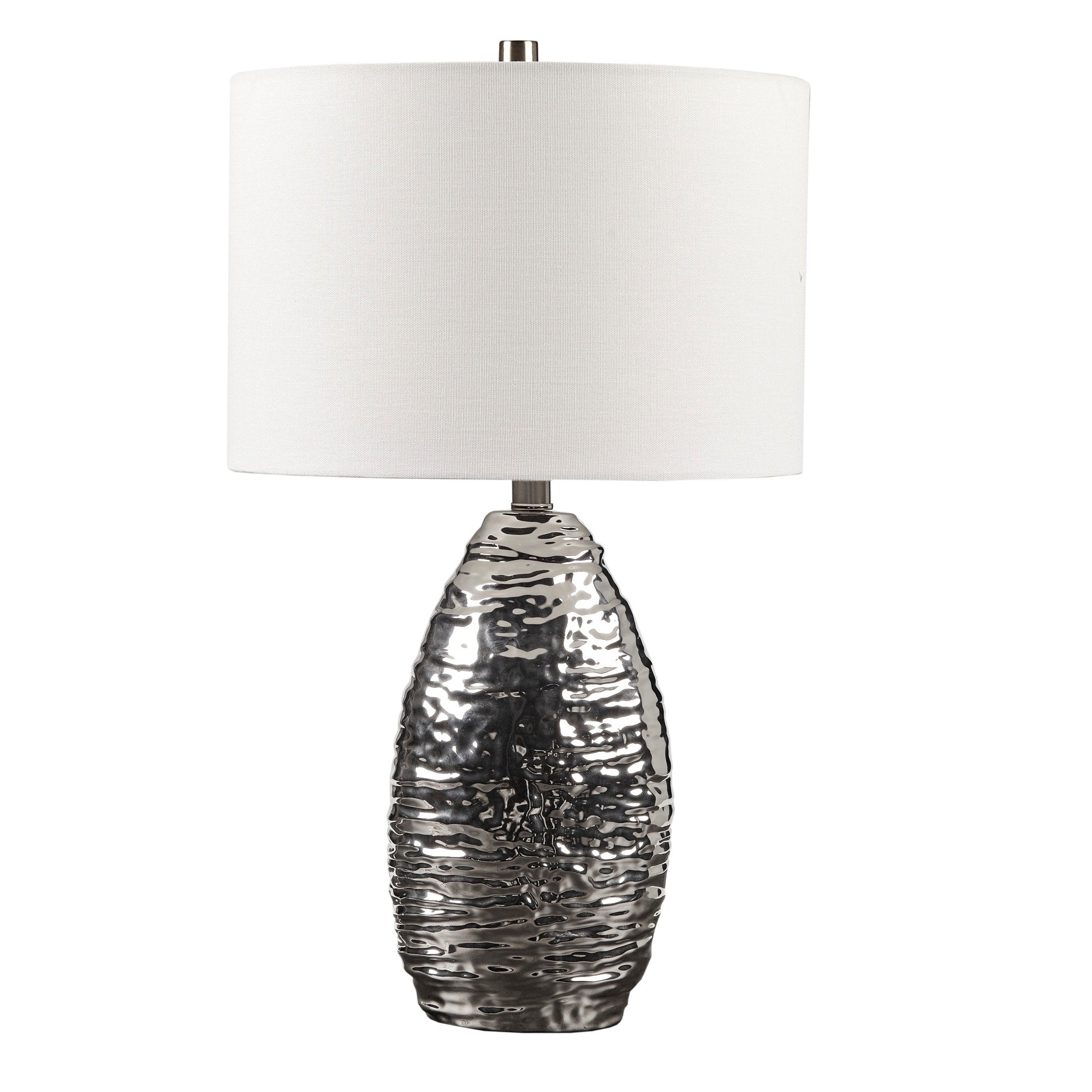 Hampton Hill Livy Oval Textured Ceramic Table Lamp