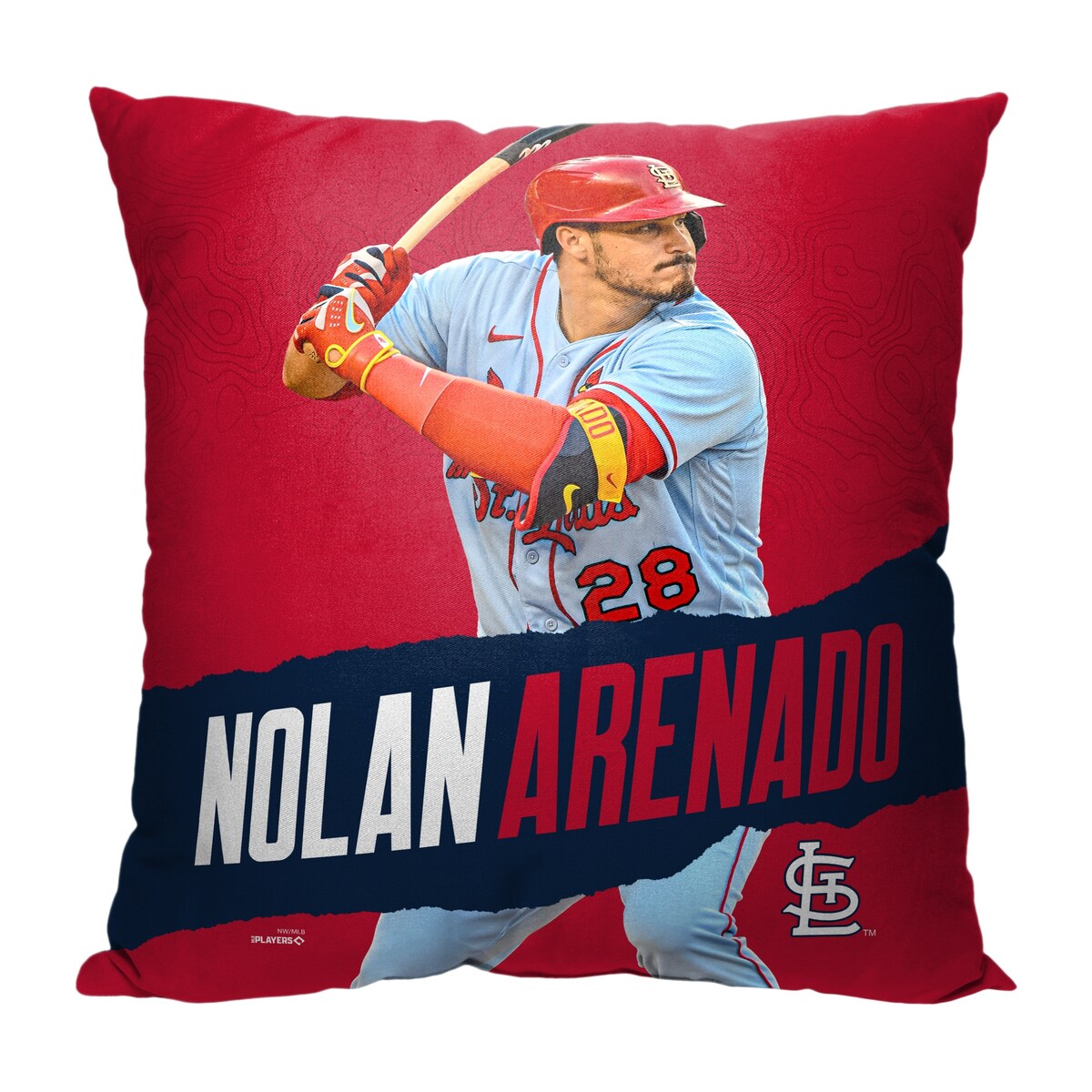 MLB St. Louis Cardinals Nolan Arenado 18 Inch Throw Pillow