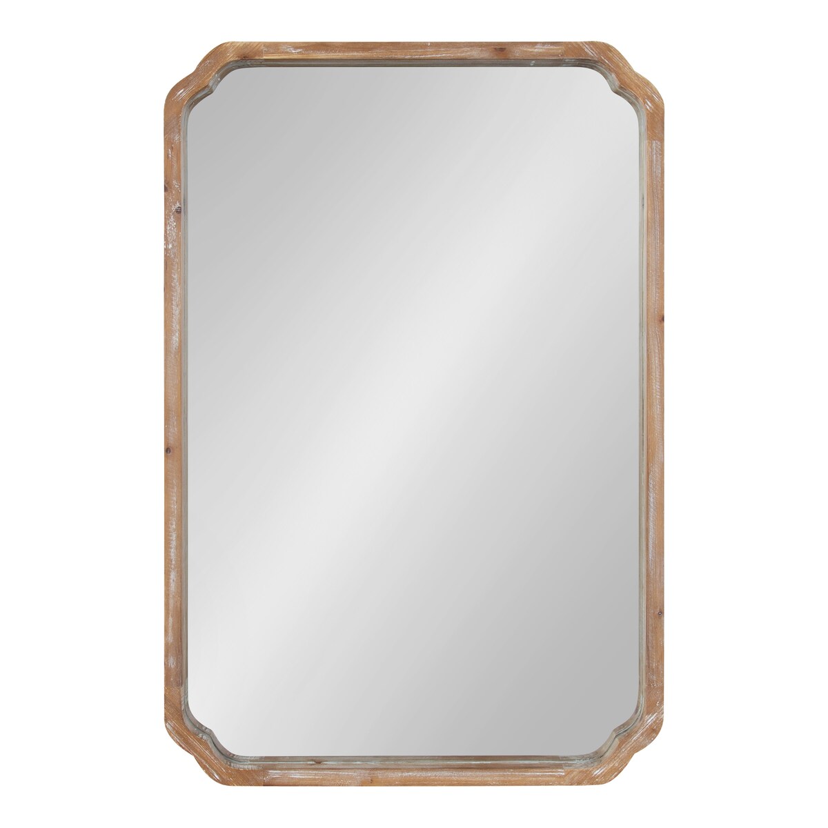 Kate and Laurel Marston Square Wood Wall Mirror