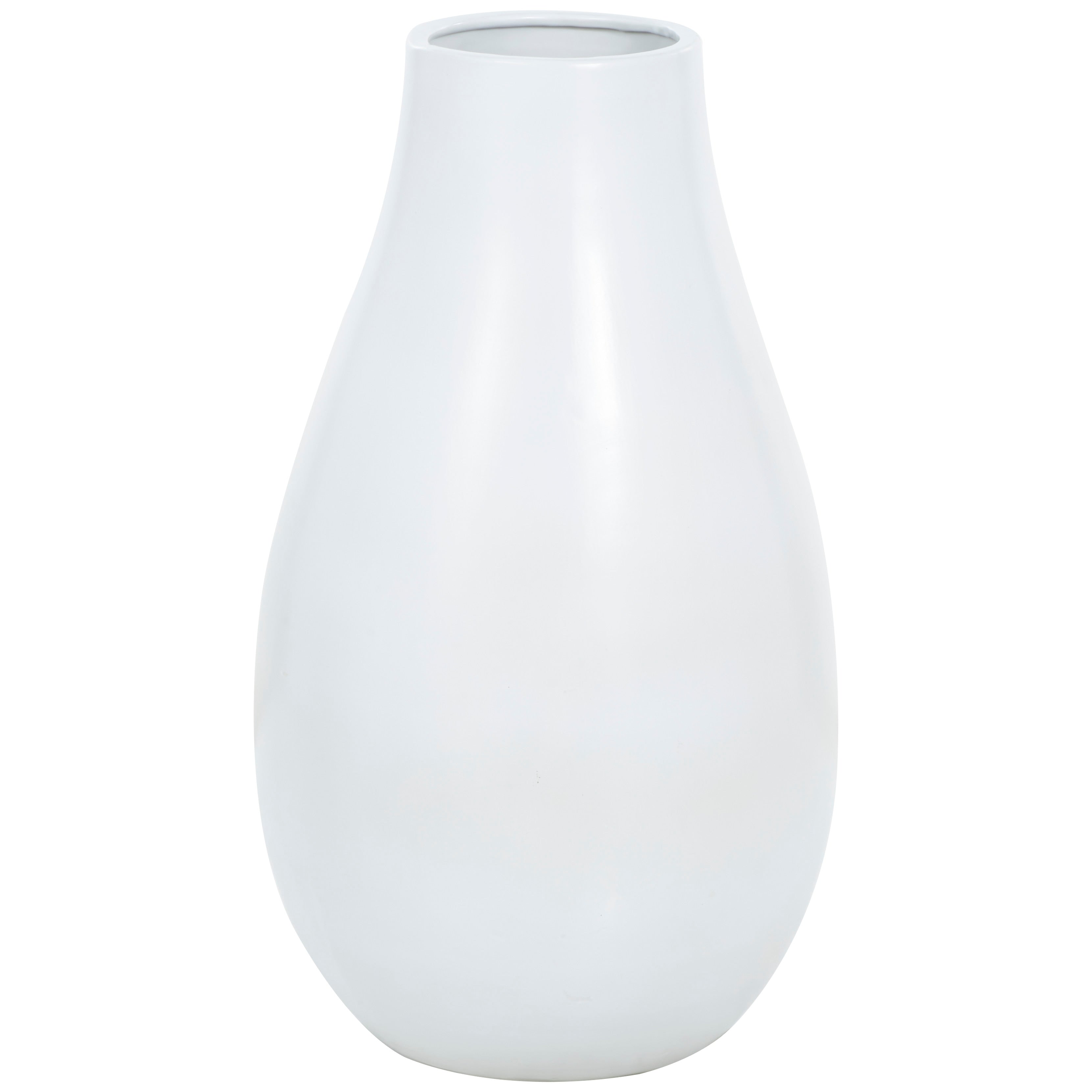 White or Black Ceramic Minimalistic Floor Vase