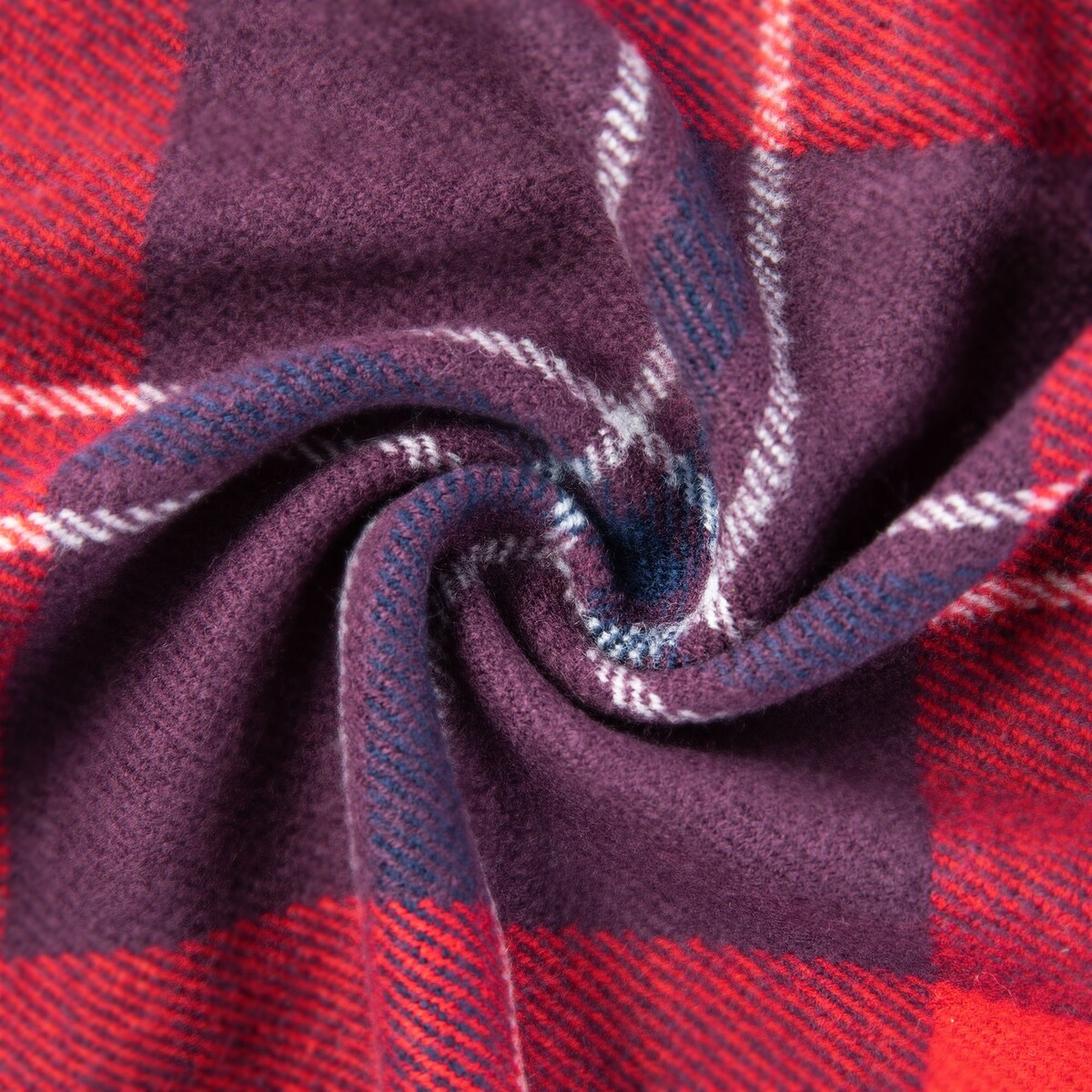 Glitzhome 50 x 60 Plaid Woven Acrylic 400g Christmas Blanket